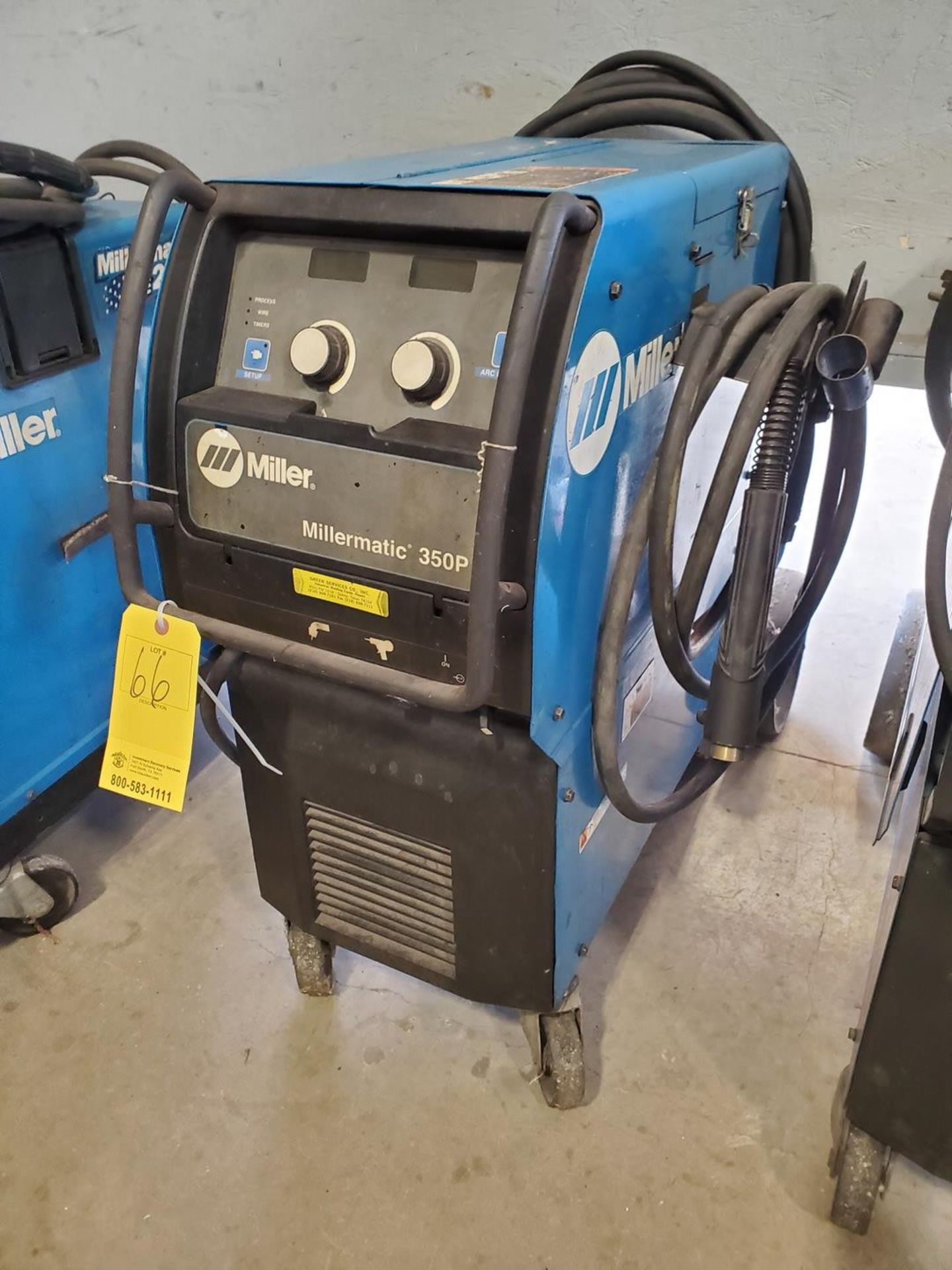 Miller Millermatic 350P Mig Welder 200/230/460V, 60HZ, 1/3PH - Image 2 of 6