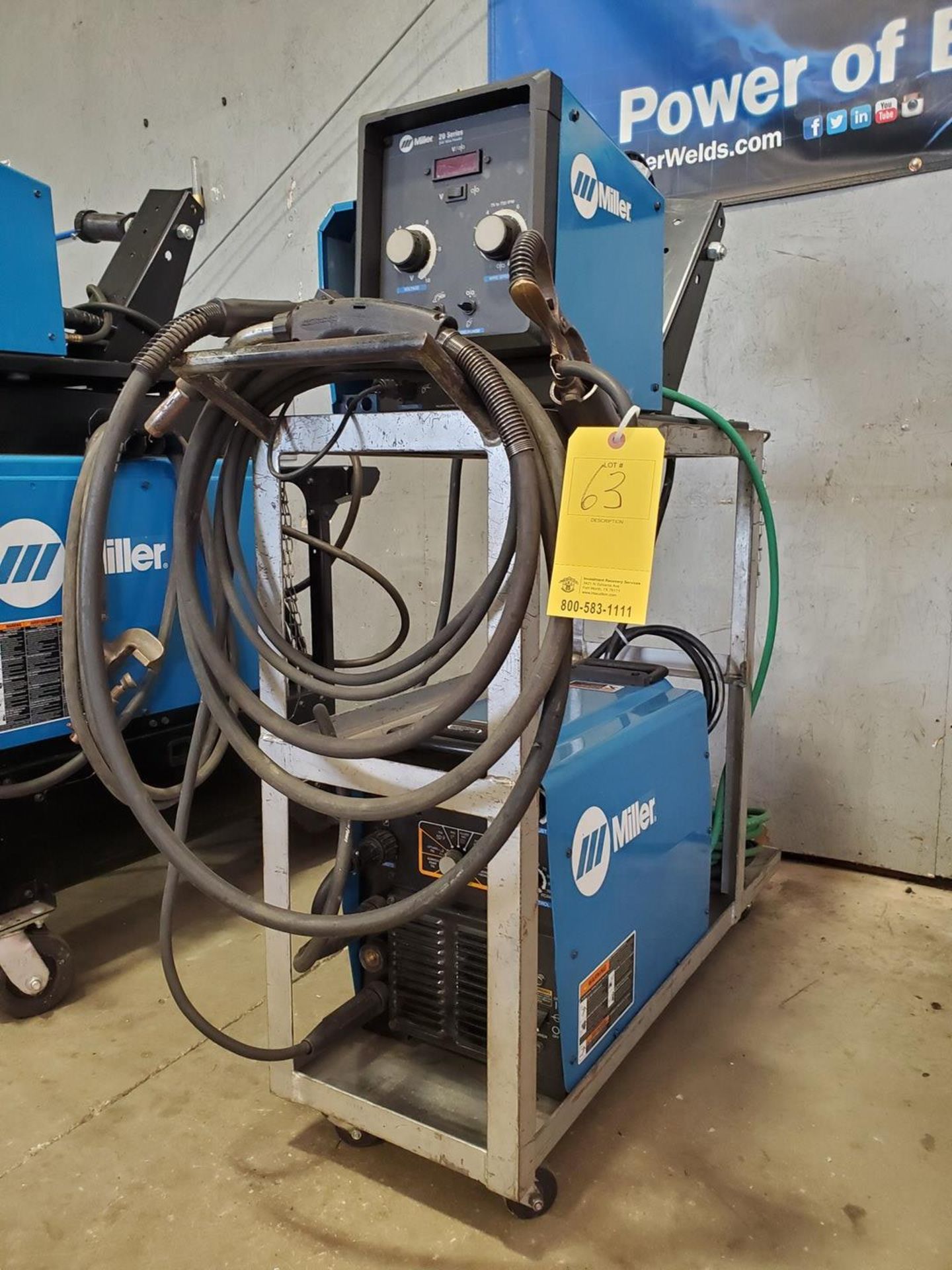 Miller XMT 350 CC/CV Multiprocessing Welder 208-575V, 350A, 1/3PH, 50/60HZ; W/ 20 Series Wire - Image 2 of 8