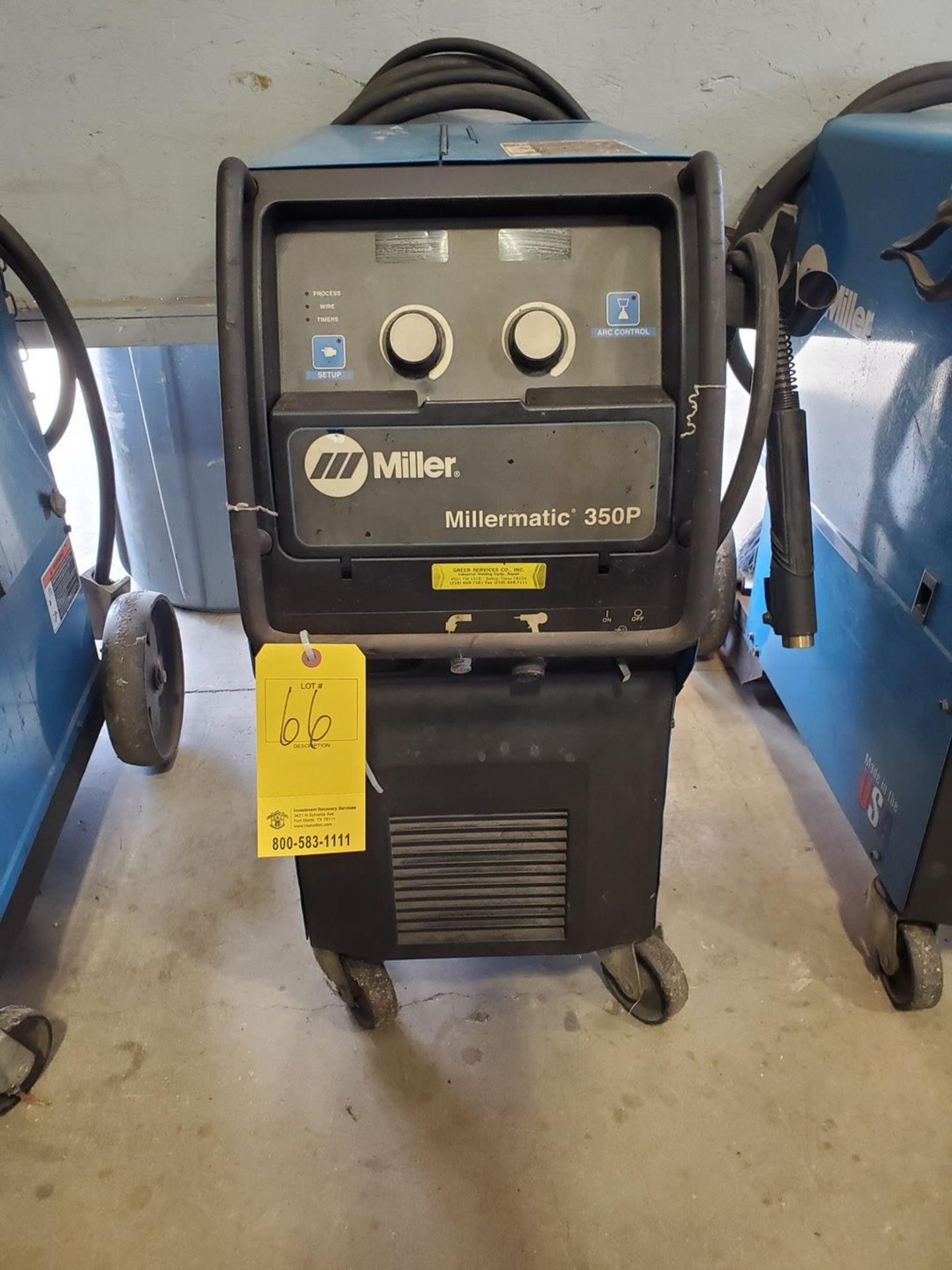 Miller Millermatic 350P Mig Welder 200/230/460V, 60HZ, 1/3PH