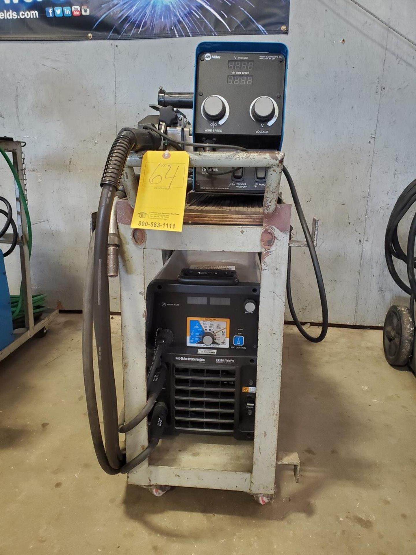 Red-D-Arc EX360 Field Pro Multi-Process Inverter Welder 208-575V, 1/3PH, 50/60HZ, 350A, 3PH; W/ 70