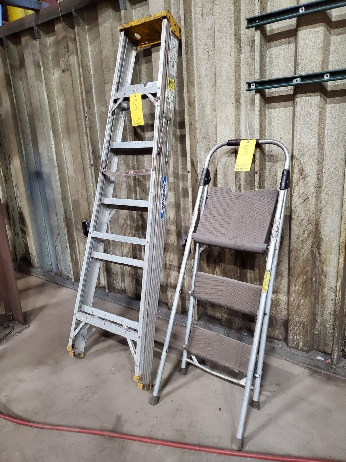 Werner 6' Step Ladder W/ (1) 2-Step Ladder - Image 2 of 4