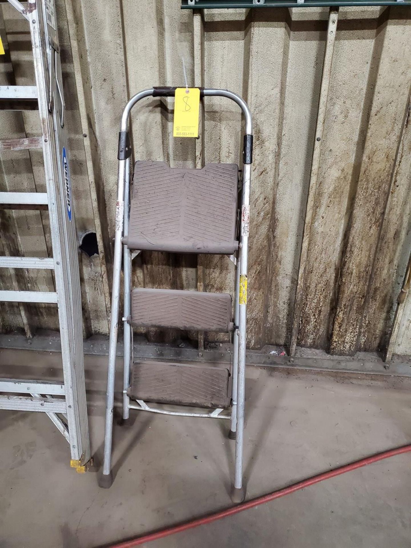 Werner 6' Step Ladder W/ (1) 2-Step Ladder - Image 3 of 4