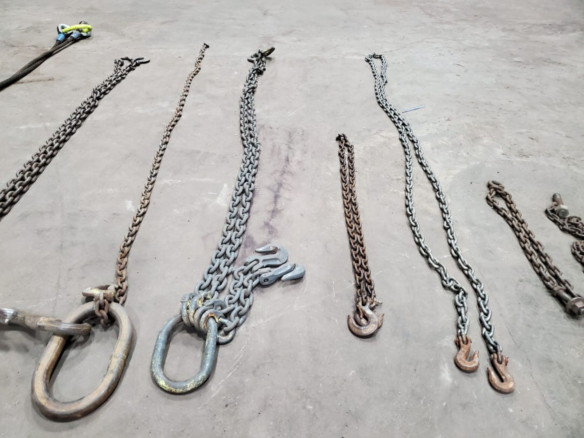 Assorted Lifting Chains & Clamps 6-Ton Cap. & Other - Image 7 of 9