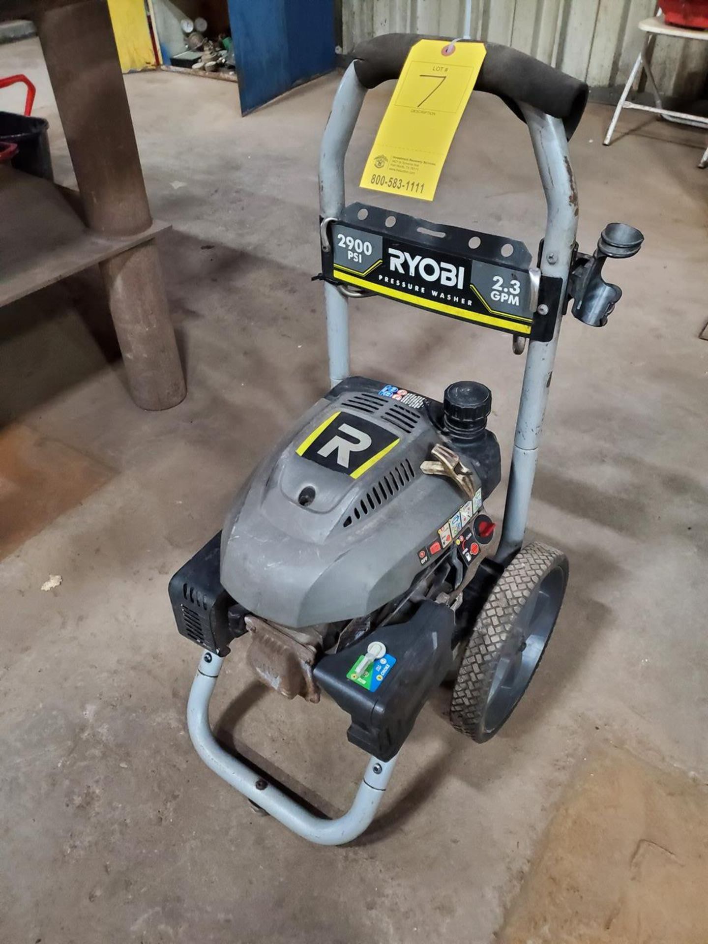 Ryobi Pressure Washer 2900psi, 2.3GPM - Image 3 of 6