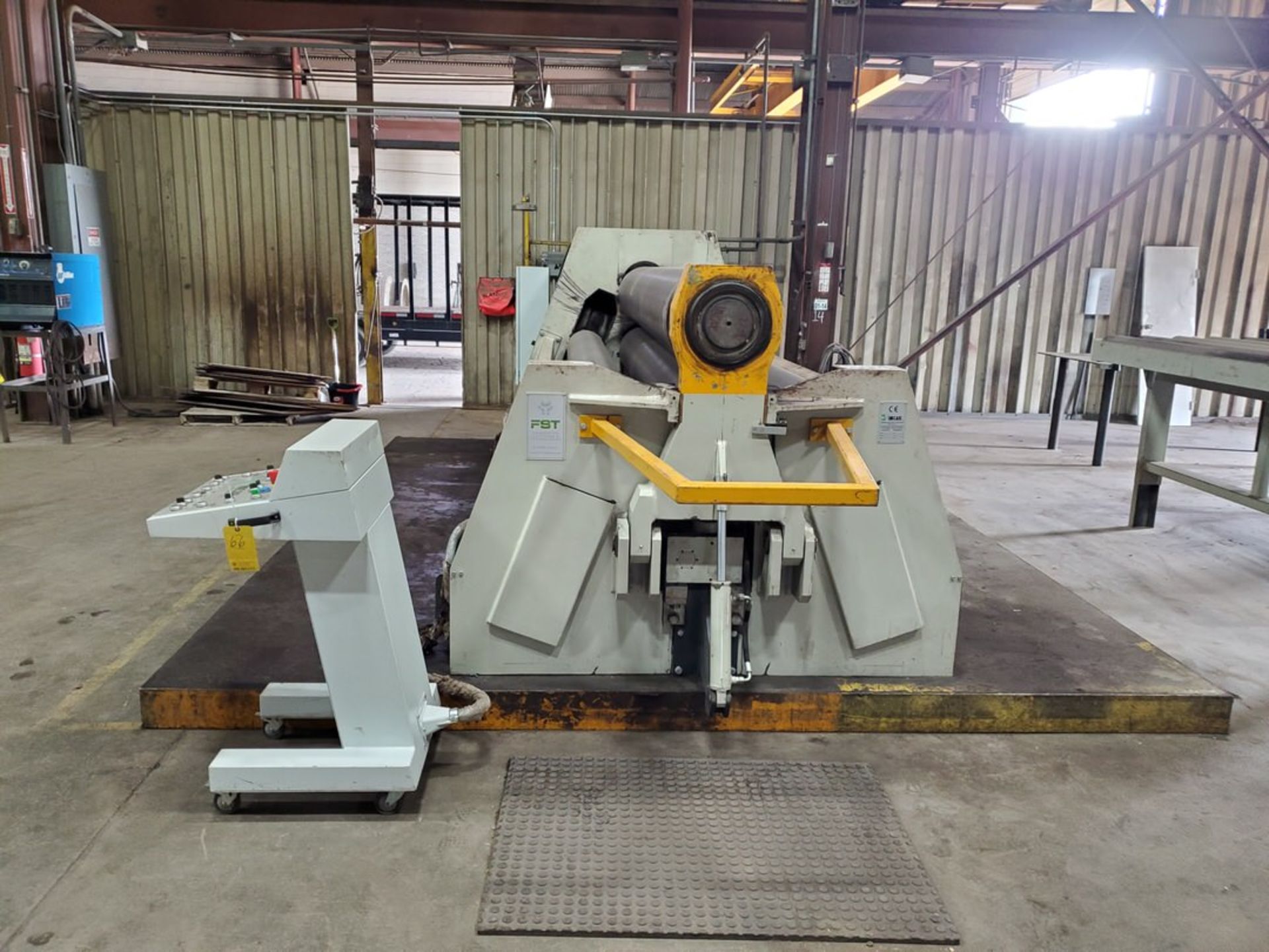 2019 FST Imcar 4R 2515 10' Roll Plate Bending Machine, Capacity: 3/4" x 10', 480V, - Image 4 of 15