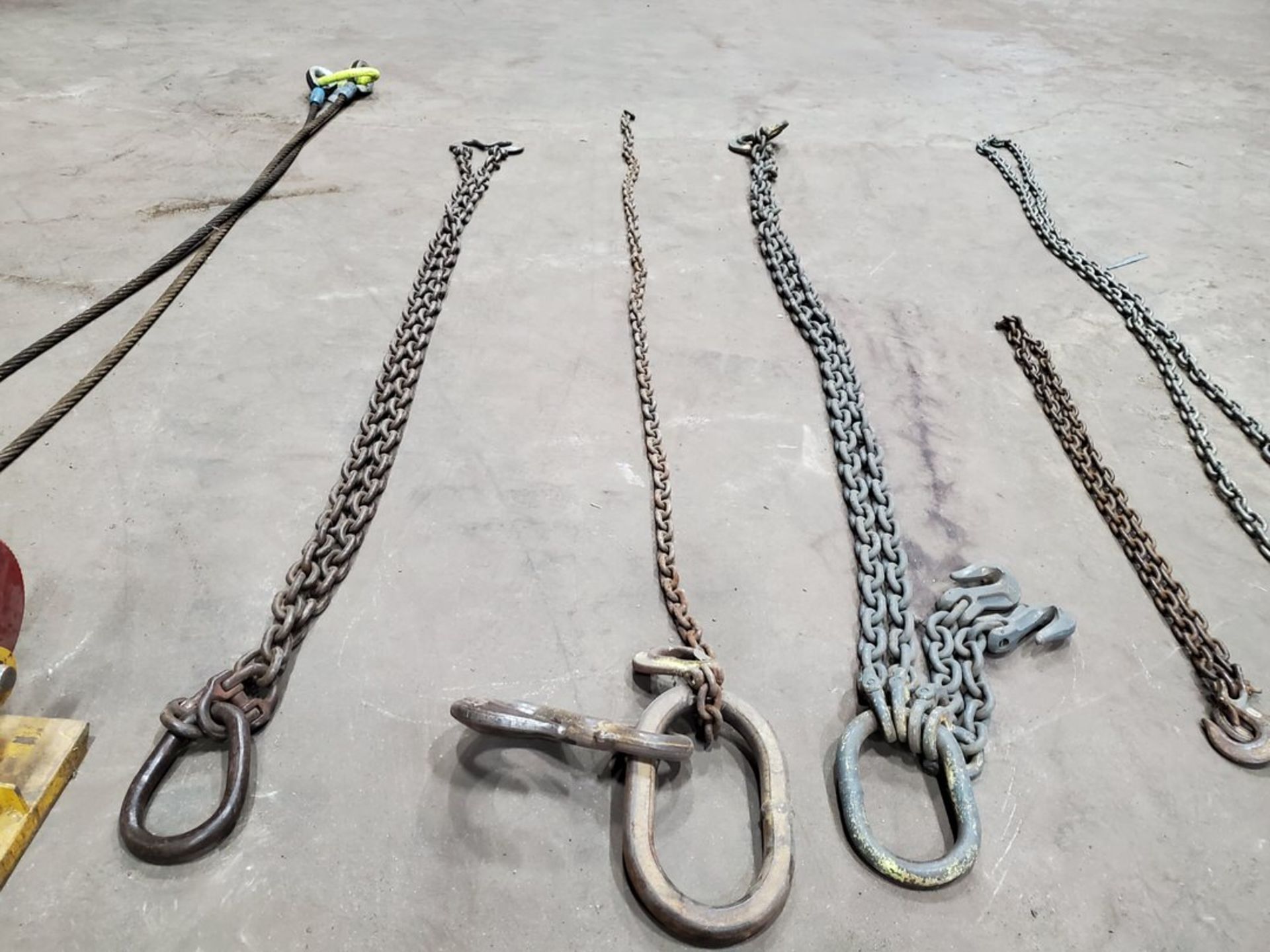 Assorted Lifting Chains & Clamps 6-Ton Cap. & Other - Image 6 of 9