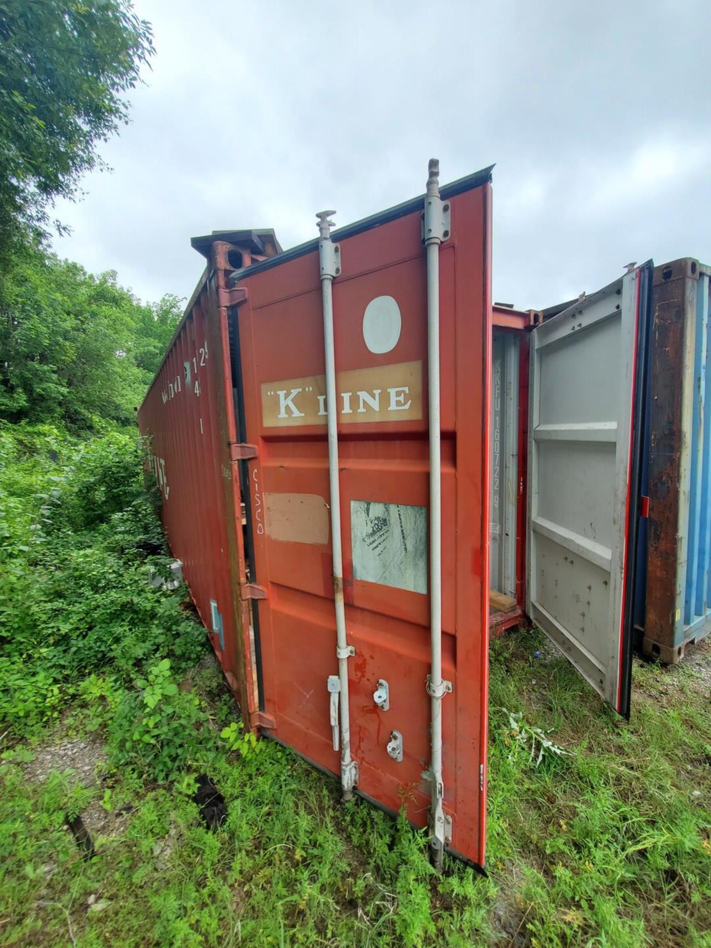 K-Line Shipping Container, Dims: 40'L x 8'W x 8'6'H; W/ Cooler Contents; To Include But Not