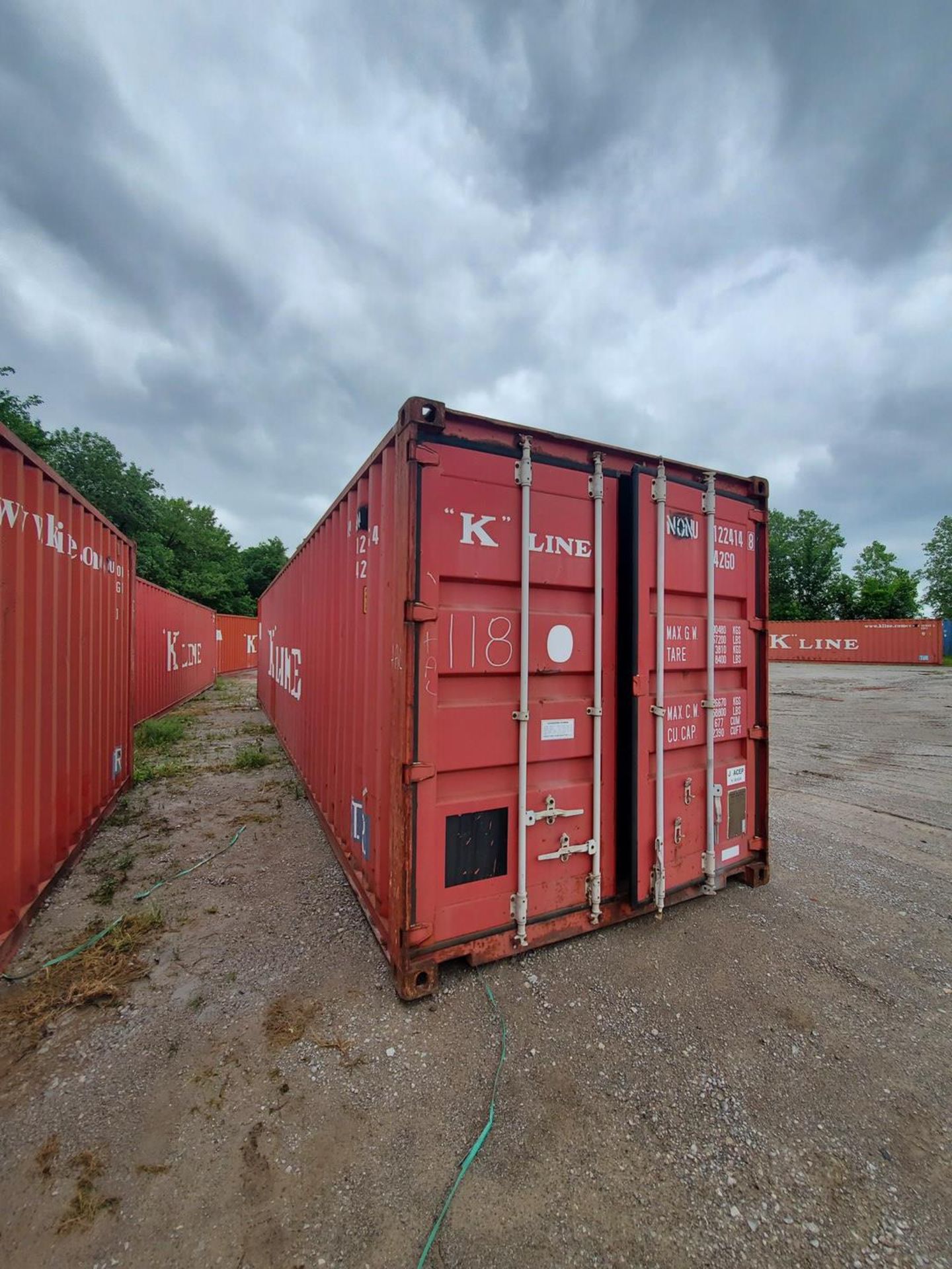 K-Line Shipping Container, Dims: 40'L x 8'W x 8'6'H; W/ Cooler Contents; To Include But Not - Image 2 of 24