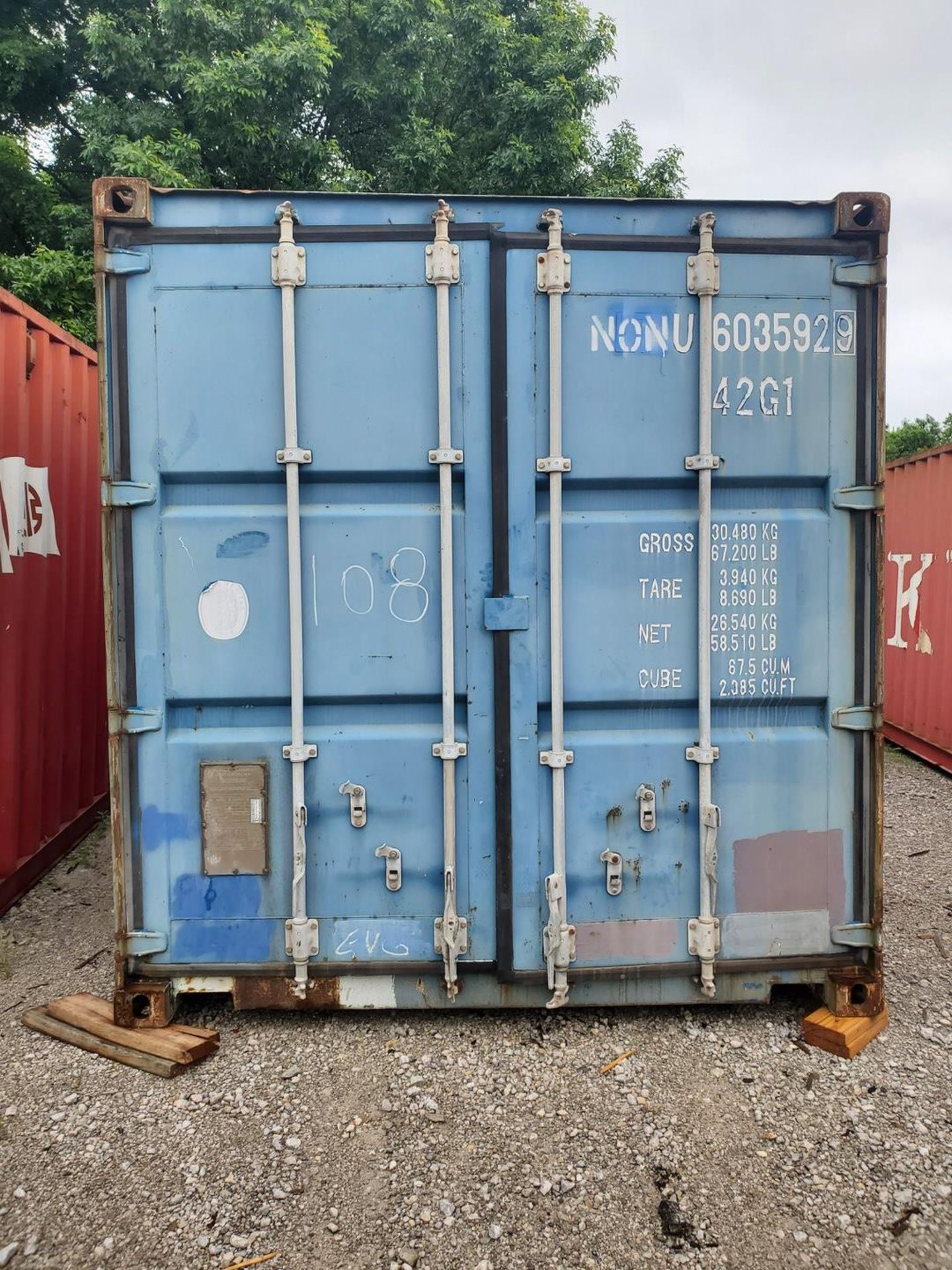 Shipping Container, Dims: 40'L x 8'W x 8'6'H; W/ Cooler Contents; To Include But Not