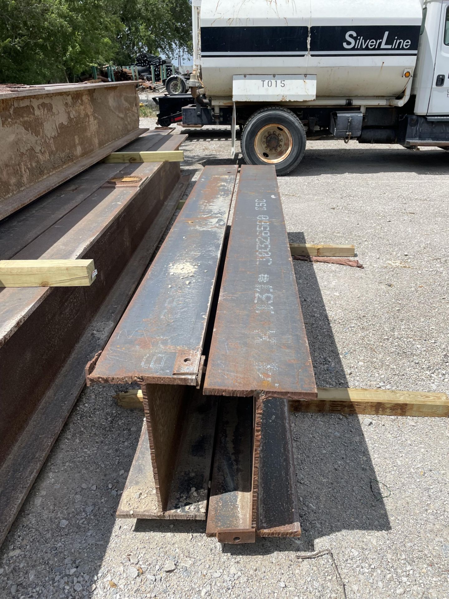 (12) I BEAMS, VARIOUS SIZES, FREE LOADING - Image 3 of 6