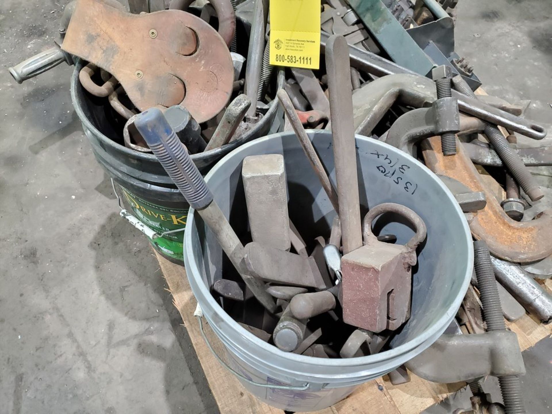 Assorted Material To Inlcude But Not Limited To: Hvy Duty C-Clamps, Assorted Hvy Duty 36" Wrenches, - Image 12 of 15