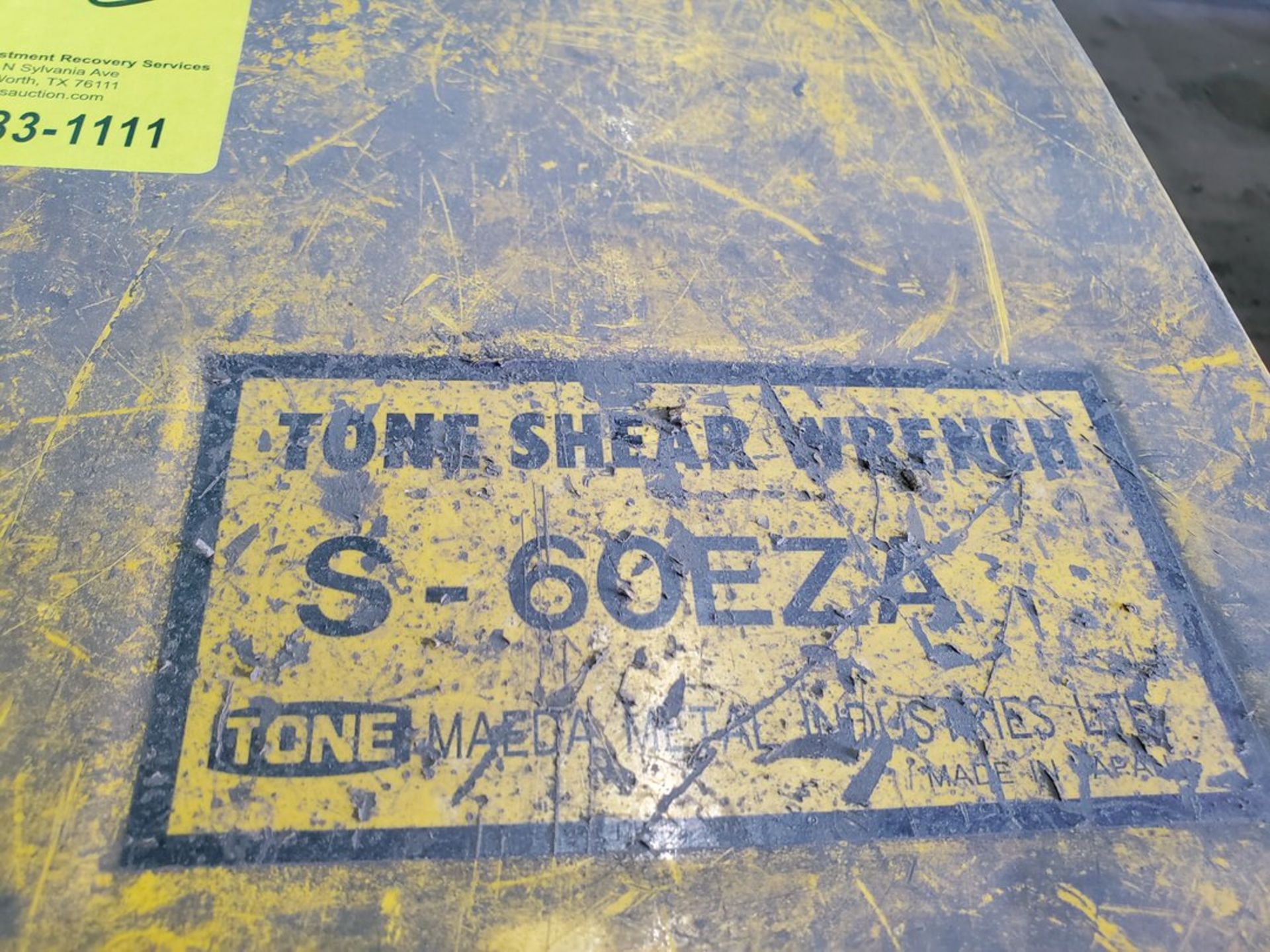 Tone S-60EZA Shear Wrench 1PH, 115V - Image 2 of 7