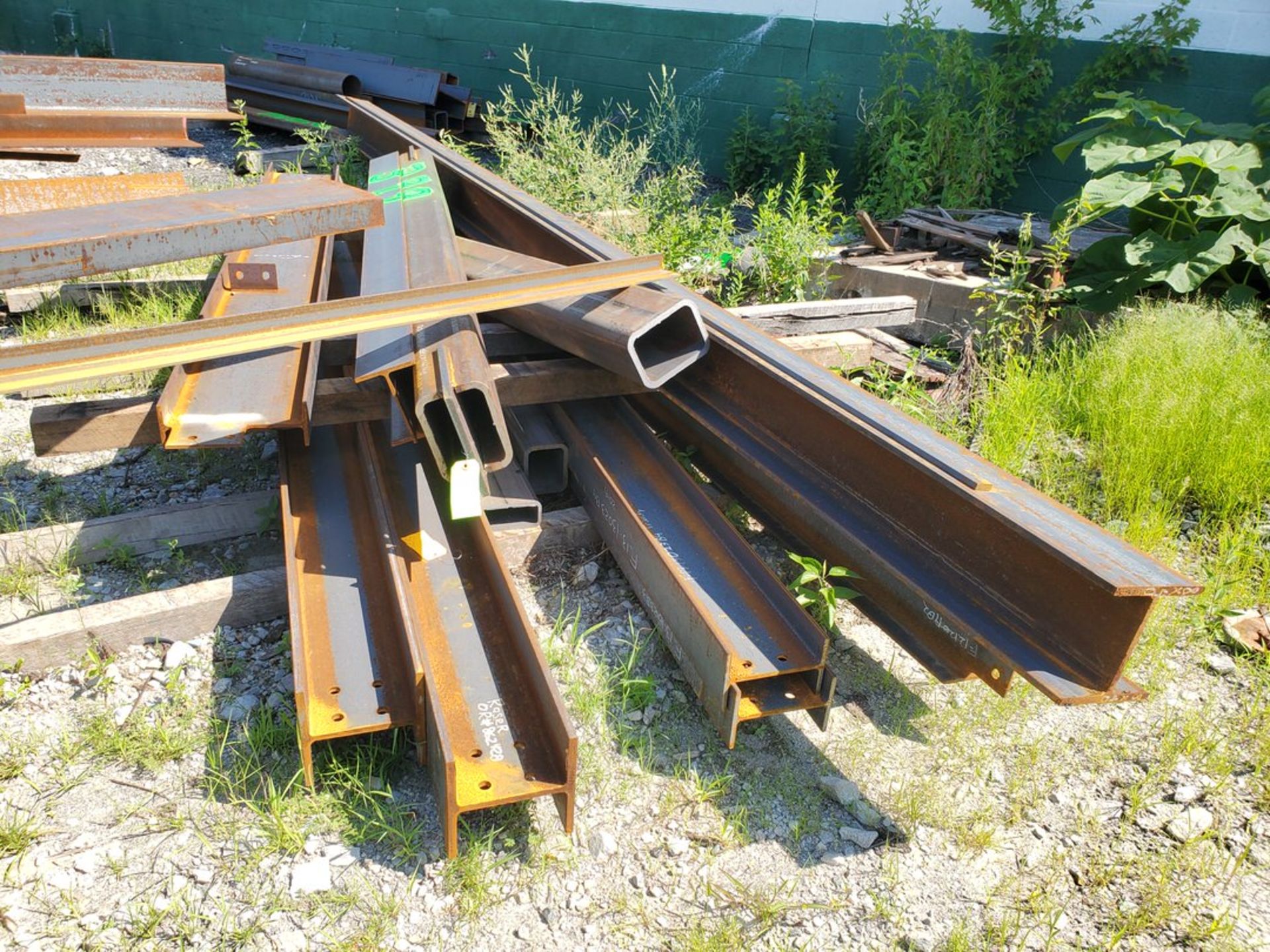 Assorted Stl Contents To Include But Not Limited To: Sq. Tubing, Rect. Tubing, I-Beams; Width - Image 10 of 13