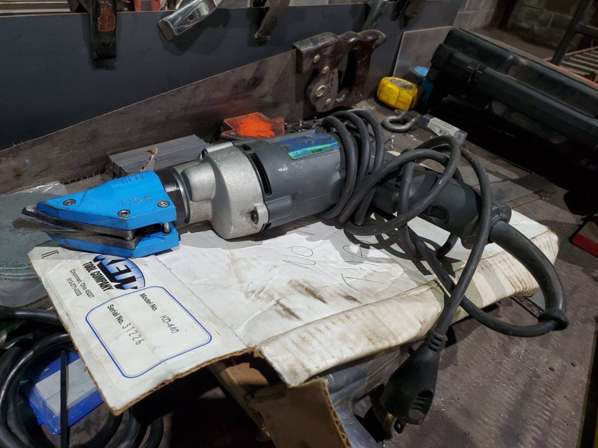 Assorted Material To Include But Not Limited To: 20 Ton Bottle Jack, Air Hoses, Crow Bars, Drill - Image 18 of 19