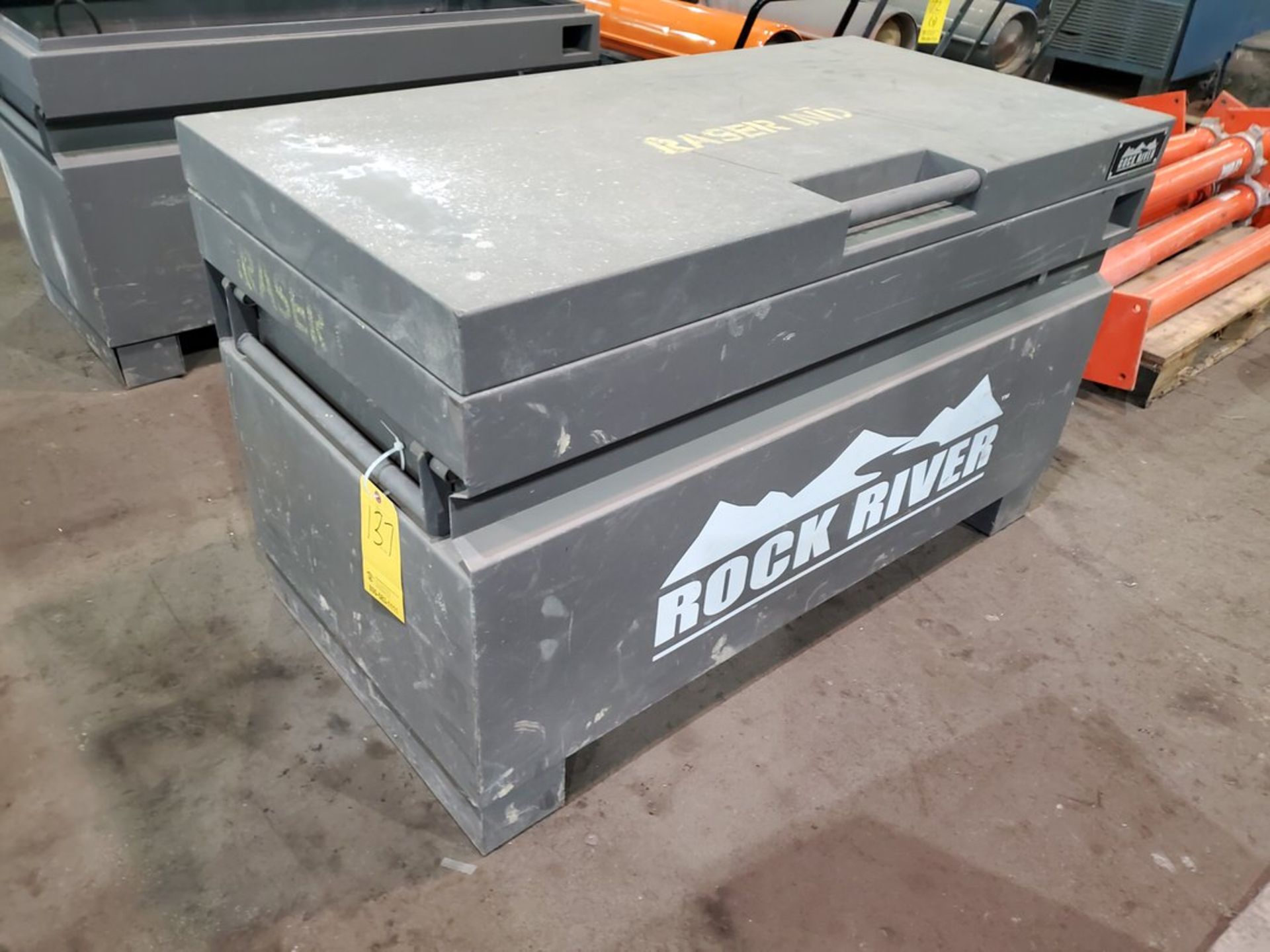 Rock River Job Box W/ Assorted Contents To Inlcude But Not Limited To: Slings, Hvy Duty Clamps,