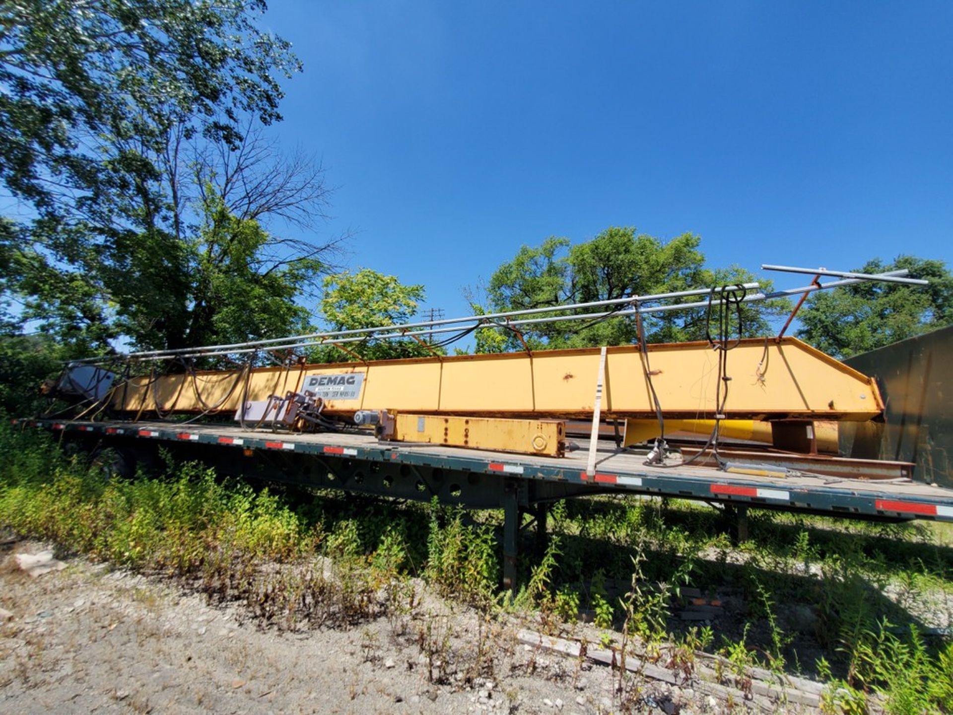 DeMag 12-1/2 Ton Overhead Crane W/ Hoist, 460V; W/ Spacers; W/ New Cables & Parts