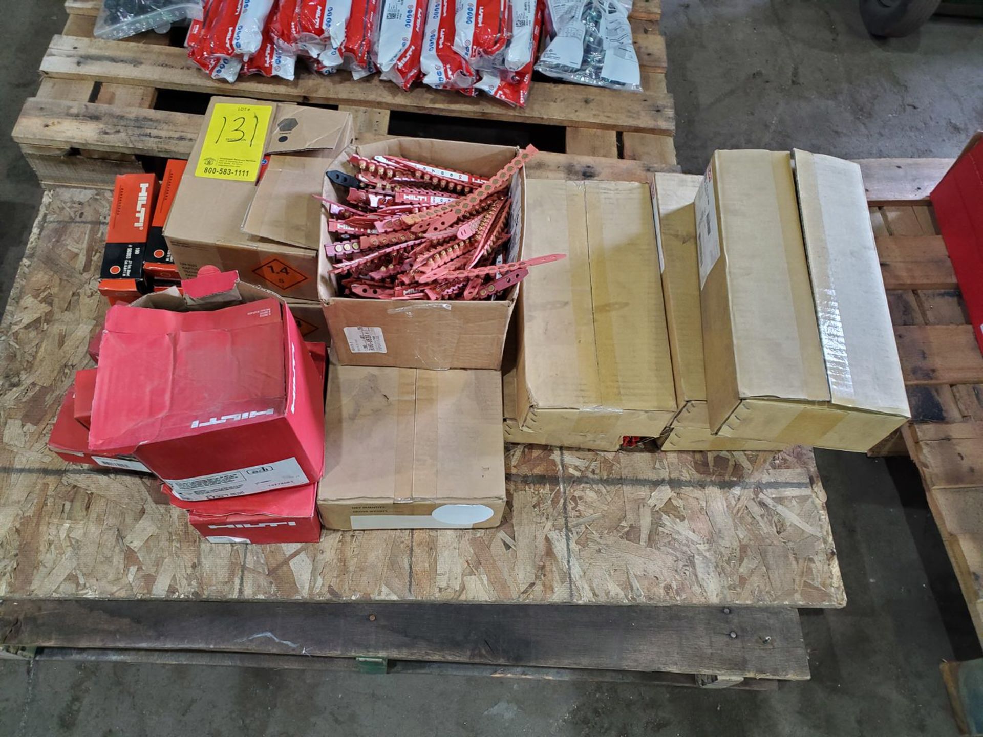 Hilti Assorted Fastener Gun Cartidges Types: S-SLC, .27 Cal. Short Cartridges, etc