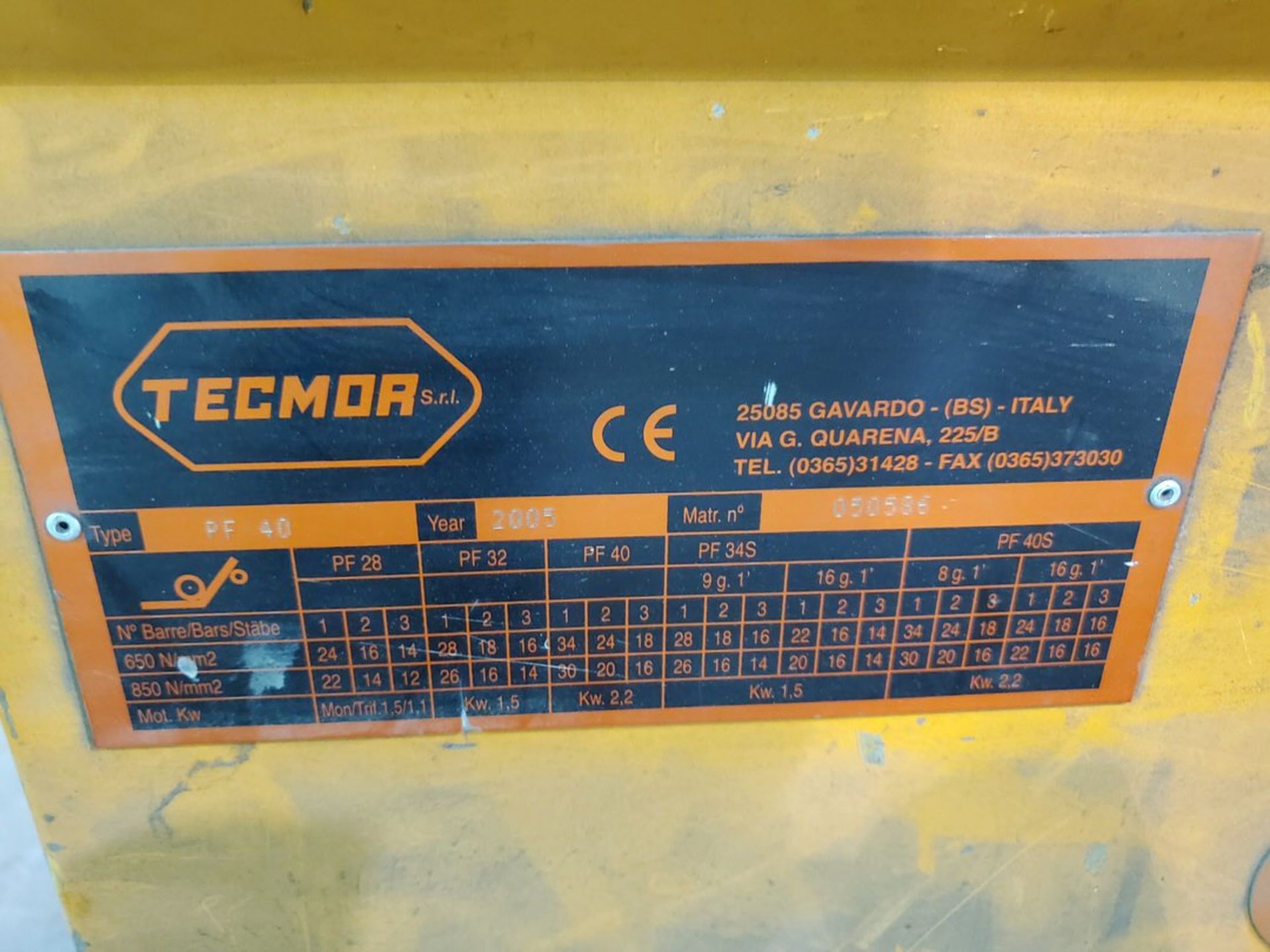 2005 Gensco PF 40 Rebar Bender - Image 13 of 13