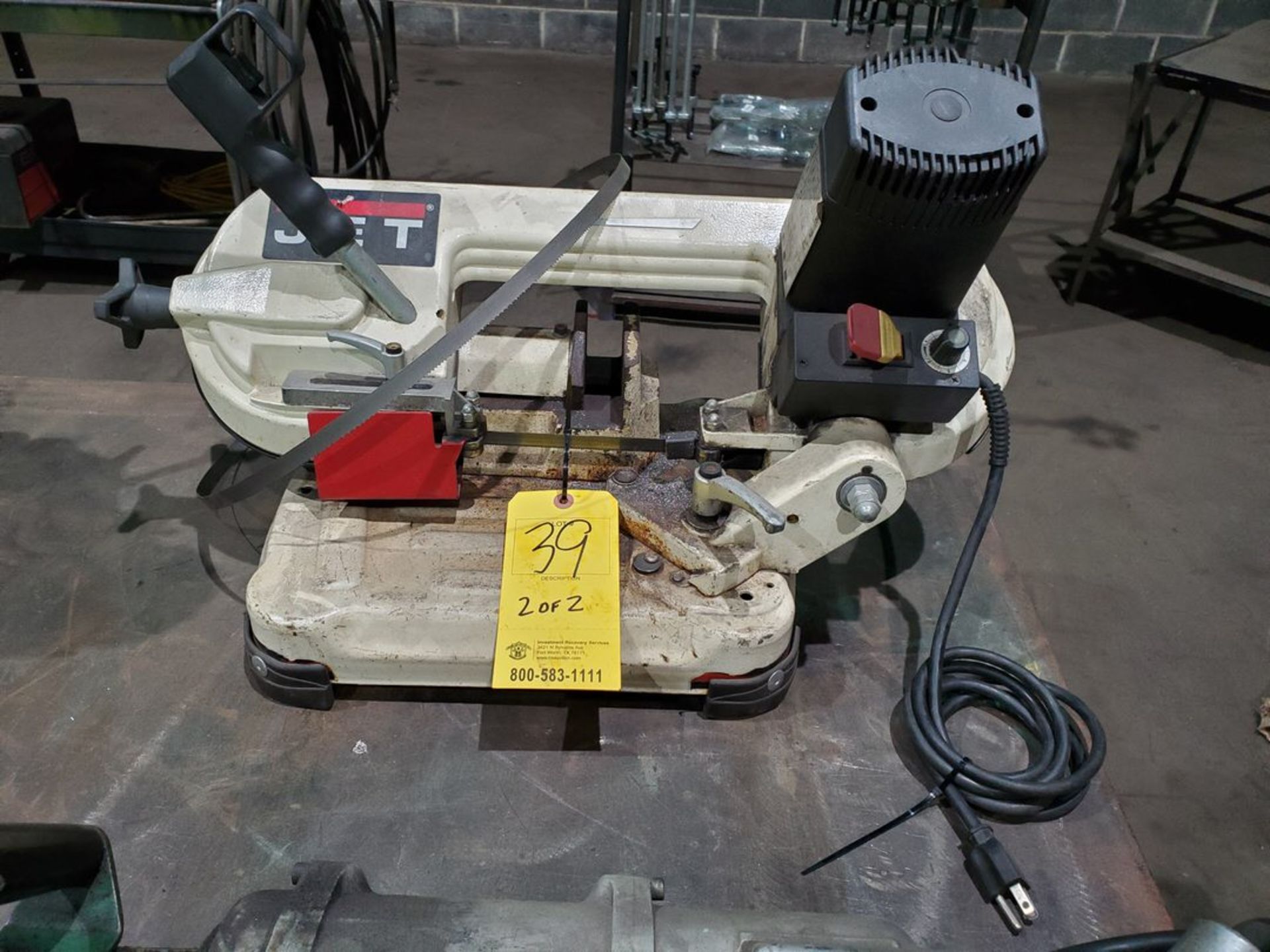 Greenlee Portable Band Saw 115V, 60HZ; (1) Jet Portable Band Saw, 115V, 60HZ - Image 5 of 8