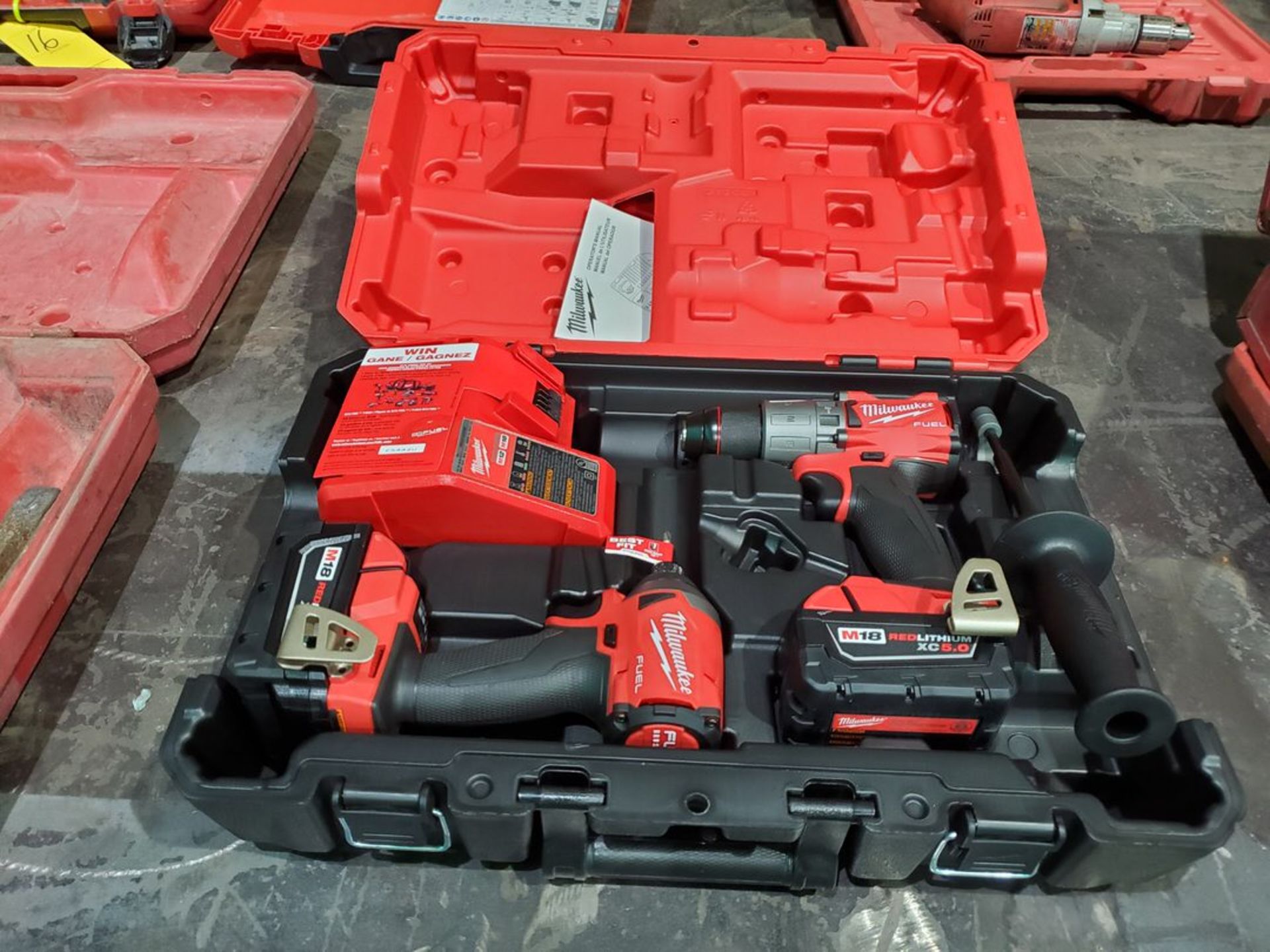 Milwaukee M18 2-Tool Hammer Drill & Impact Driver Combo Kit (Unused) - Image 3 of 10