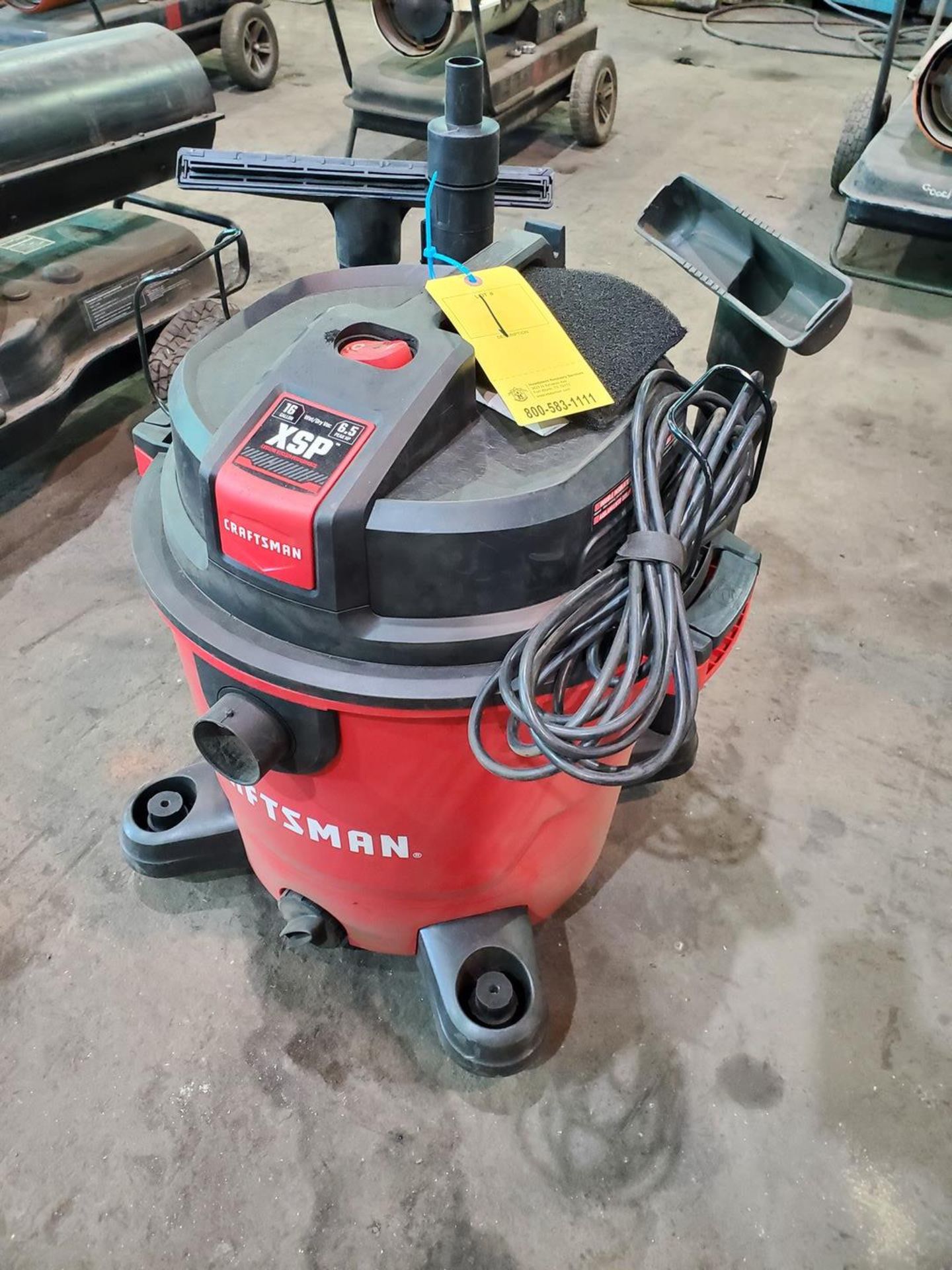 Craftsman XSP Wet/Dry Vac 16gal, 8.5HP - Image 3 of 5