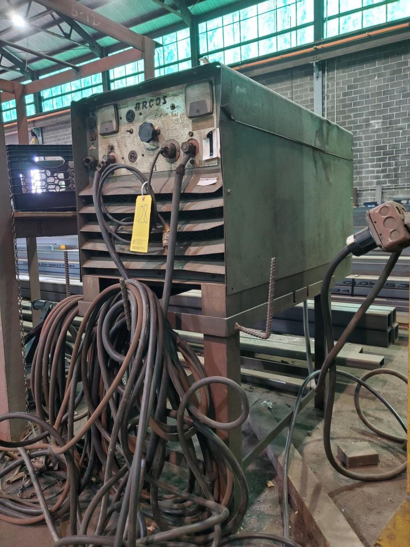 Miller A-CP-500-E Arc Welder 230/460V, 70/35A,3PH, 50/60HZ; W/ S-54A Wire Feeder - Image 2 of 9