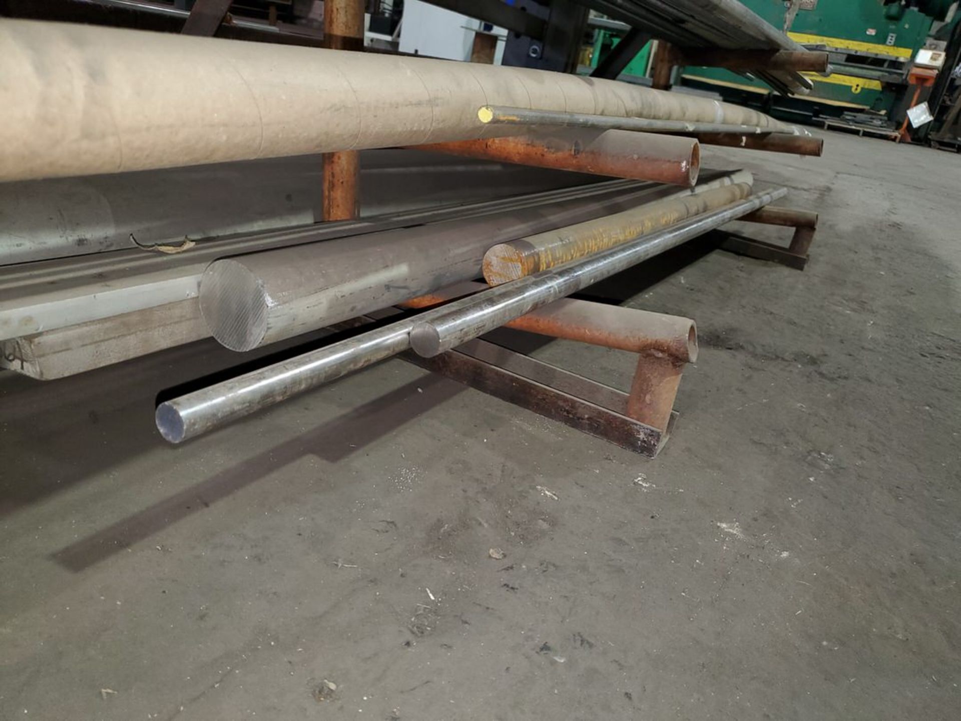 Assorted Raw Matl. To Inlcude But Not Limited To: Round Bar, Flat Bar, Angle, Tubing, Pipe, etc.; - Image 21 of 24