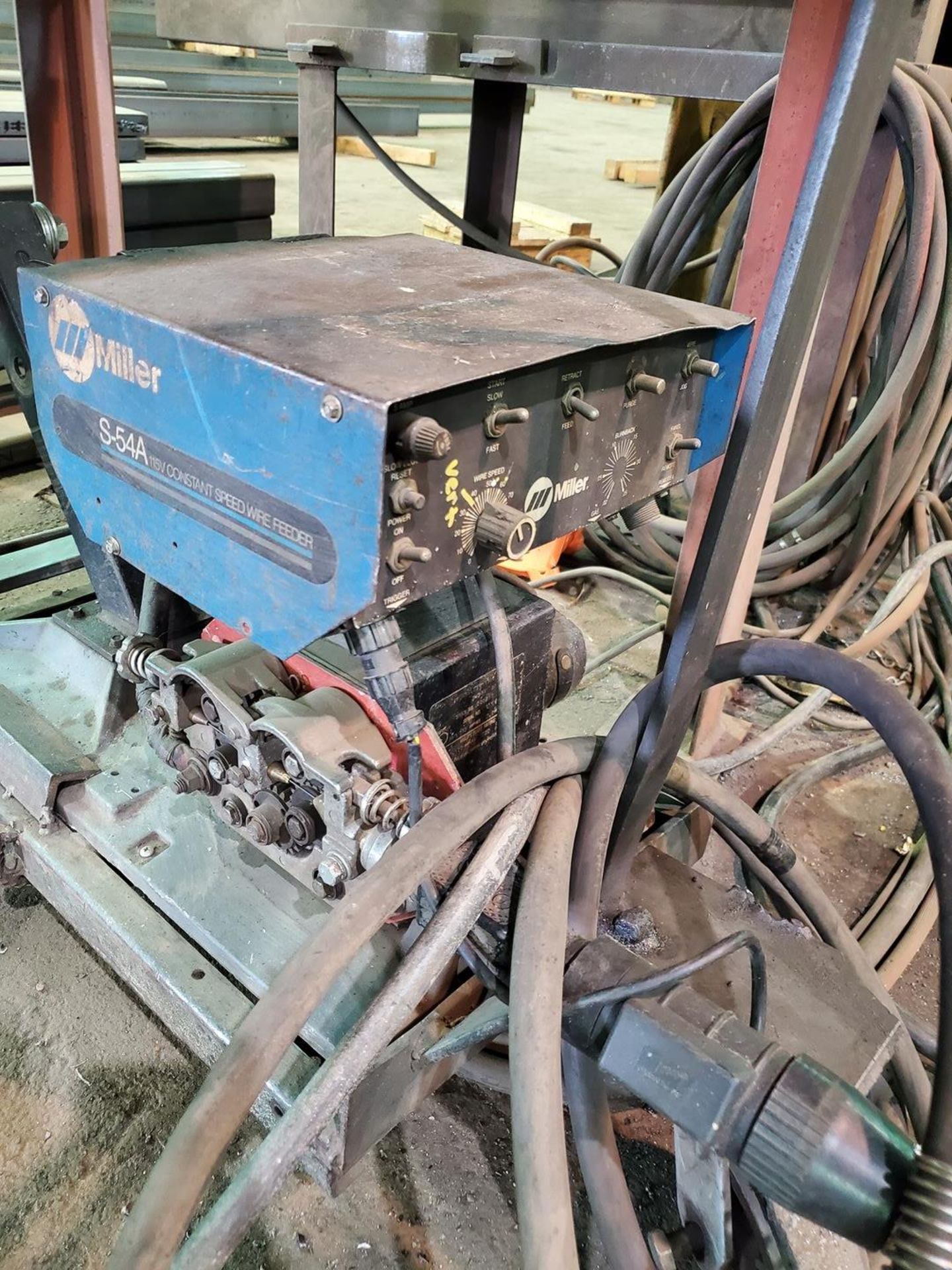 Miller A-CP-500-E Arc Welder 230/460V, 70/35A,3PH, 50/60HZ; W/ S-54A Wire Feeder - Image 7 of 9