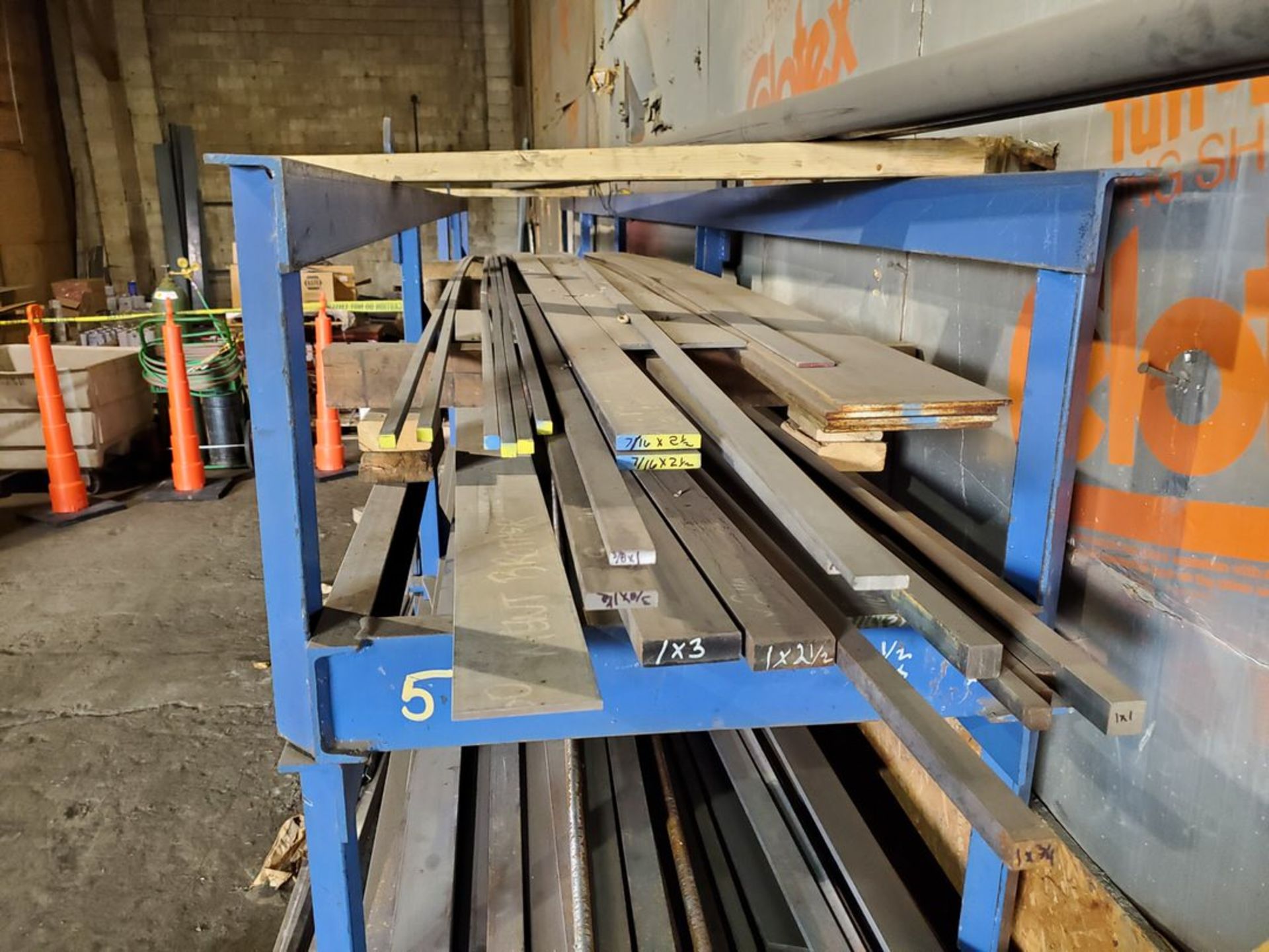 Assorted Raw Matl. To Inlcude But Not Limited To: Round Bar, Flat Bar, Angle, Tubing, Pipe, etc.; - Image 10 of 25