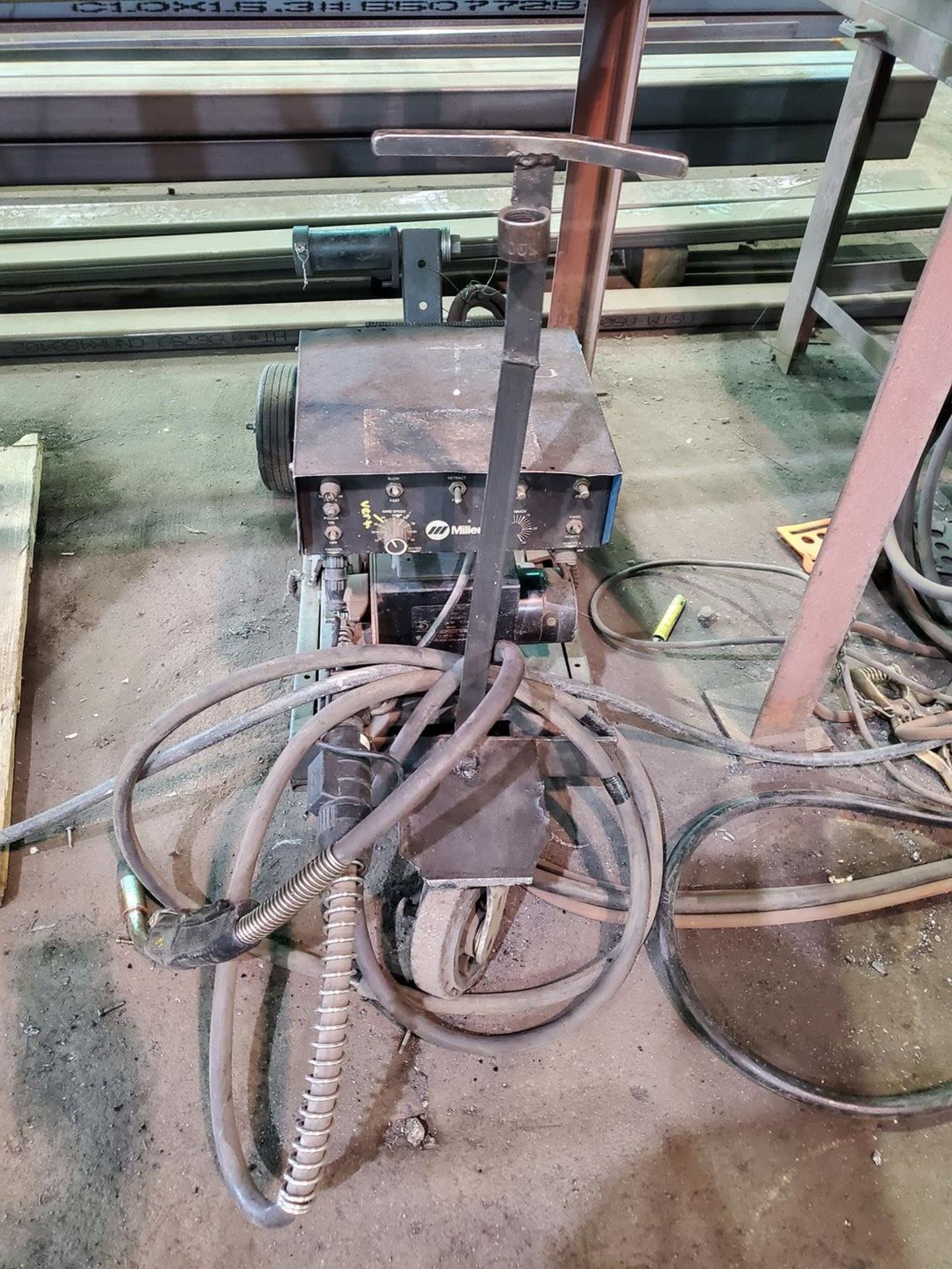 Miller A-CP-500-E Arc Welder 230/460V, 70/35A,3PH, 50/60HZ; W/ S-54A Wire Feeder - Image 6 of 9