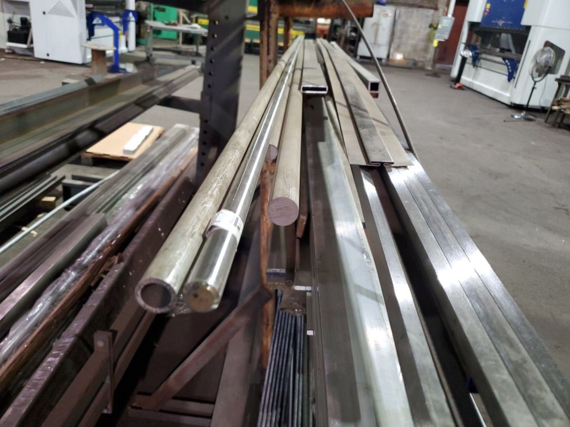 Assorted Raw Matl. To Inlcude But Not Limited To: Round Bar, Flat Bar, Angle, Tubing, Pipe, etc.; - Image 11 of 24