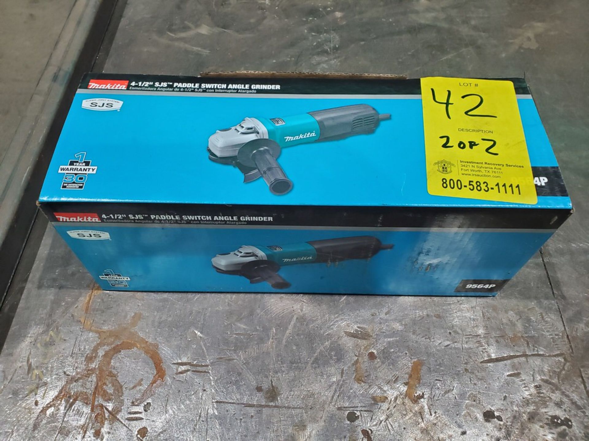 Makita (2) Angle Grinders (1) 6", (1) 4-1/2", 120V, 60HZ - Image 4 of 6