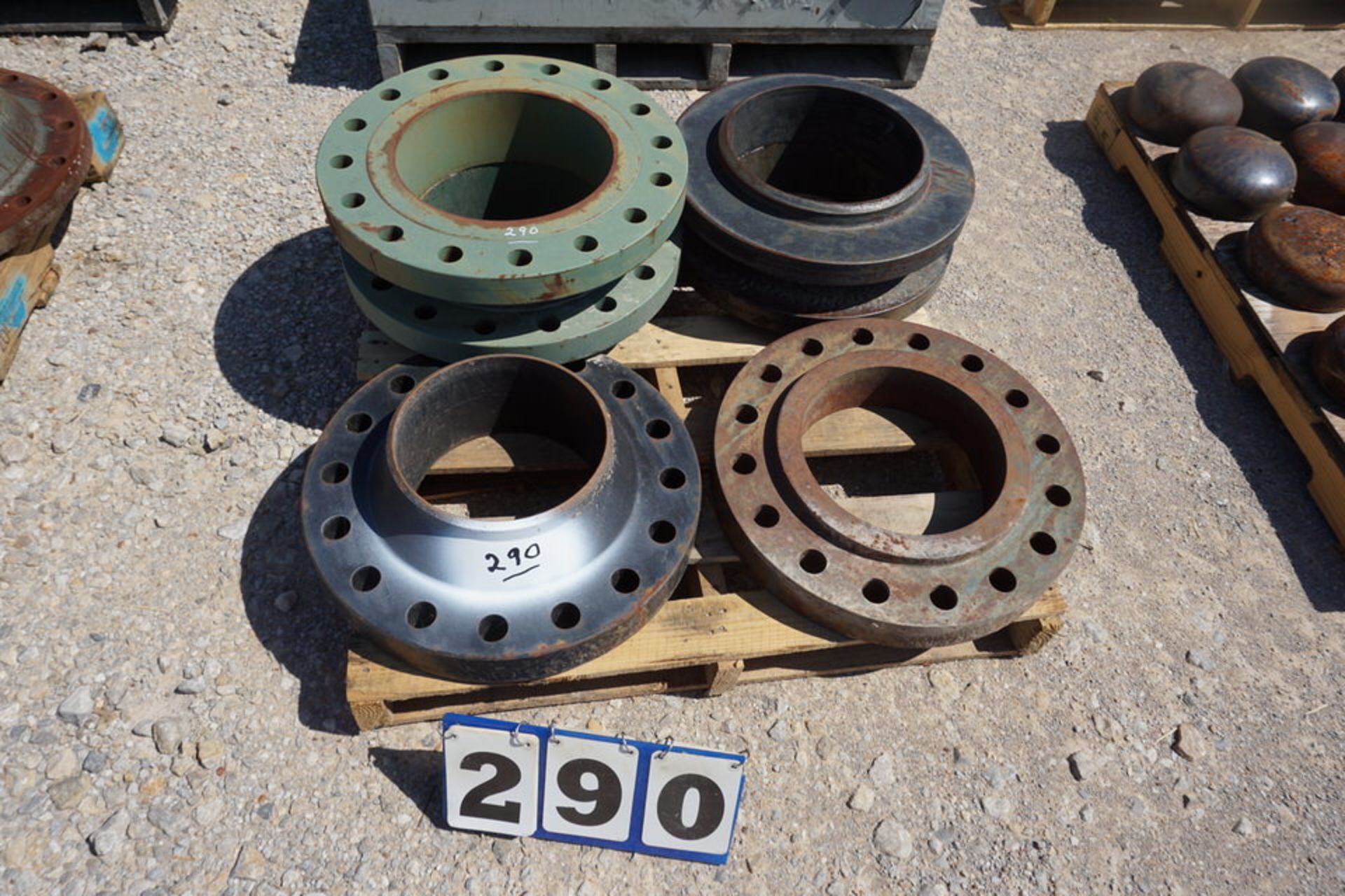 (6) TANK FLANGES 20" DIA W/ 10" & 12" HOLES