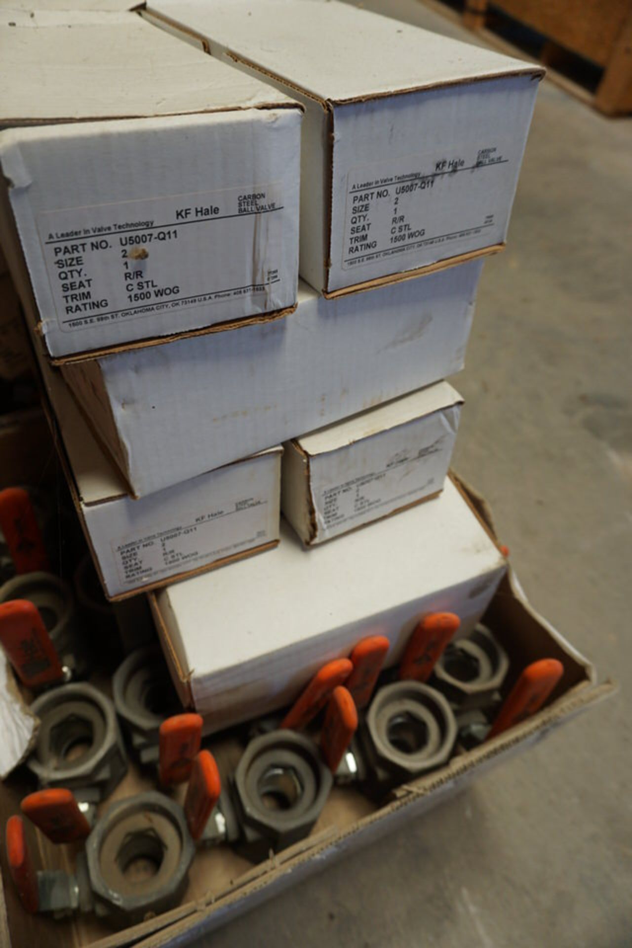 BALL VALVES, ASSORT SIZE APPROX 250 PCS - Image 4 of 8