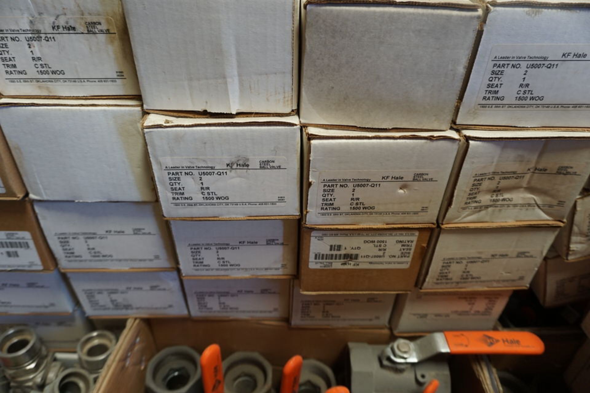 BALL VALVES, ASSORT SIZE APPROX 250 PCS - Image 5 of 8