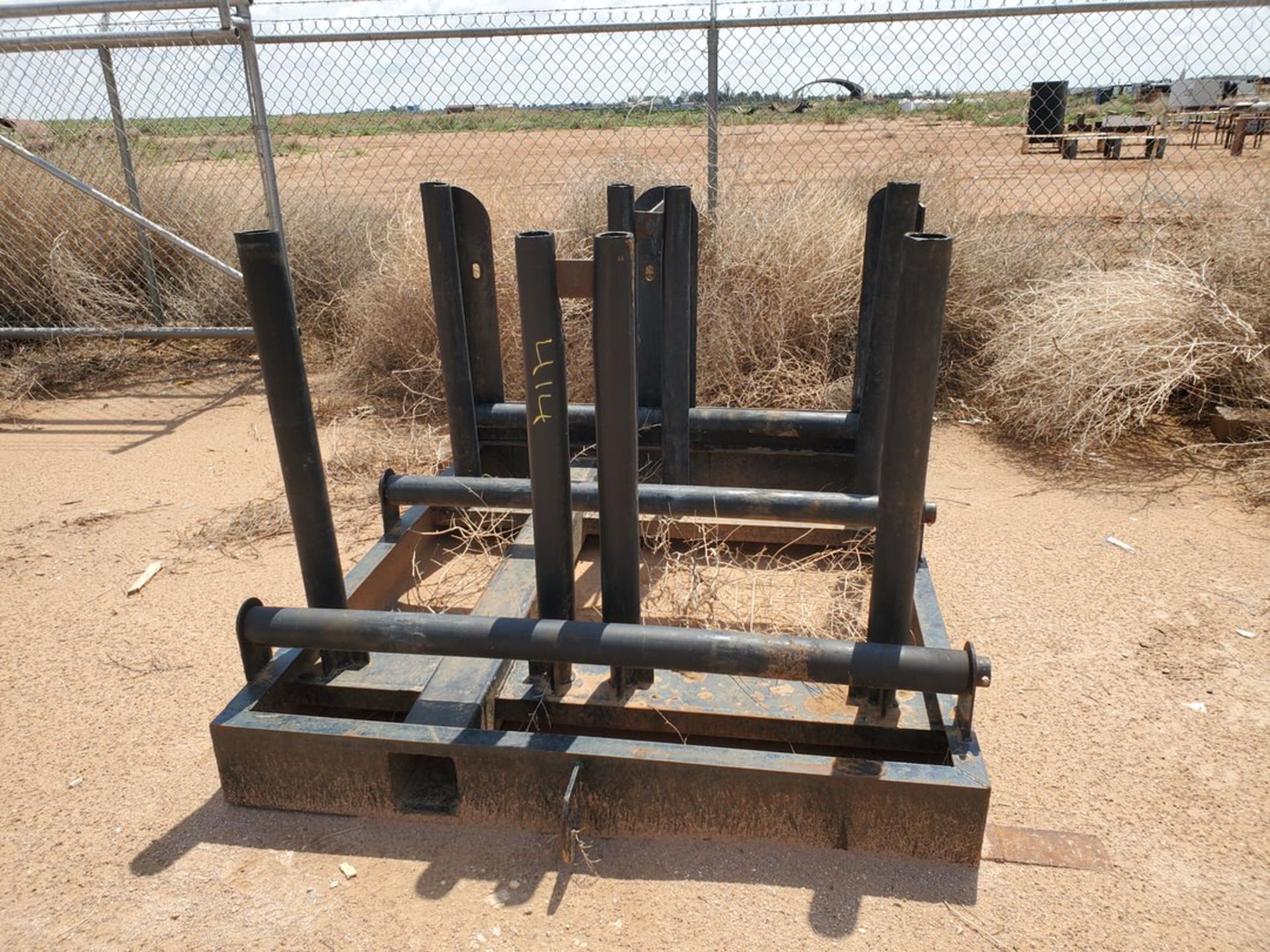 Crane Spreader Bars Skid: 288"L x 76"W Overall Width: 87-3/8" - Image 8 of 9