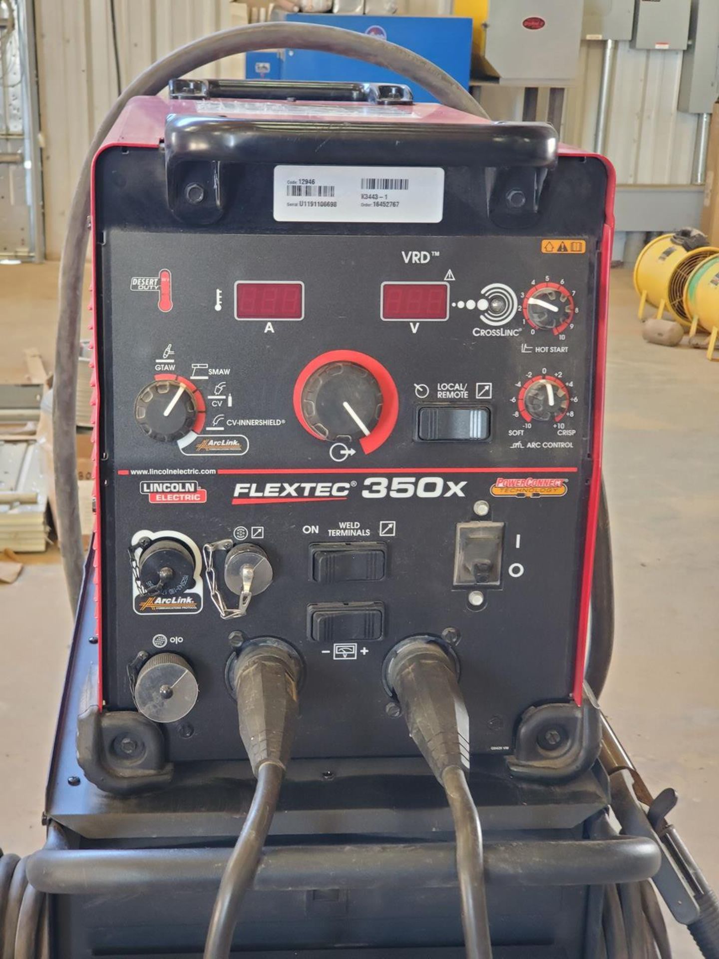 LE Flextec 350X Multi-Process Welder 350A, 1/3PH, 50/60HZ, 200-575V - Image 4 of 5