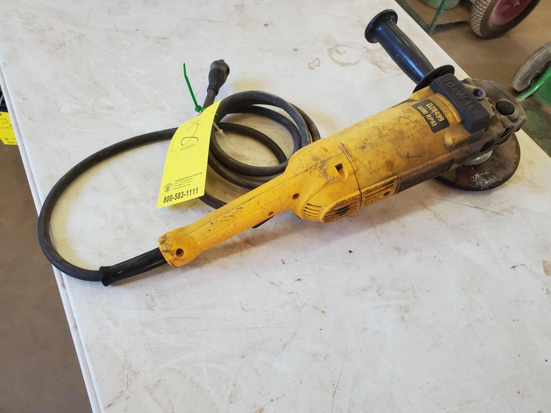 DeWalt 7/9' Angle Sander/Grinder 120V, 15A, 50/60HZ - Image 3 of 4