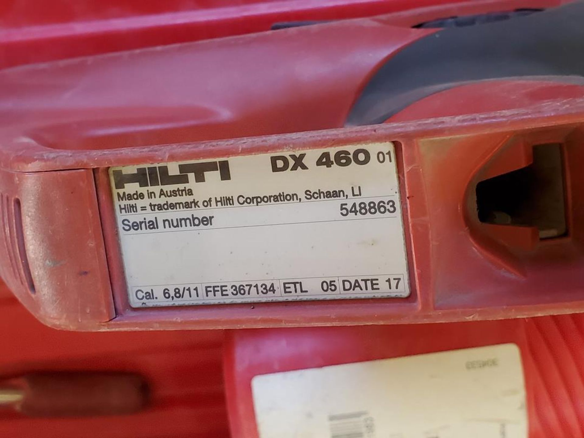 Hilti DX460 Powder-Actuated Fastening Tool - Image 5 of 5