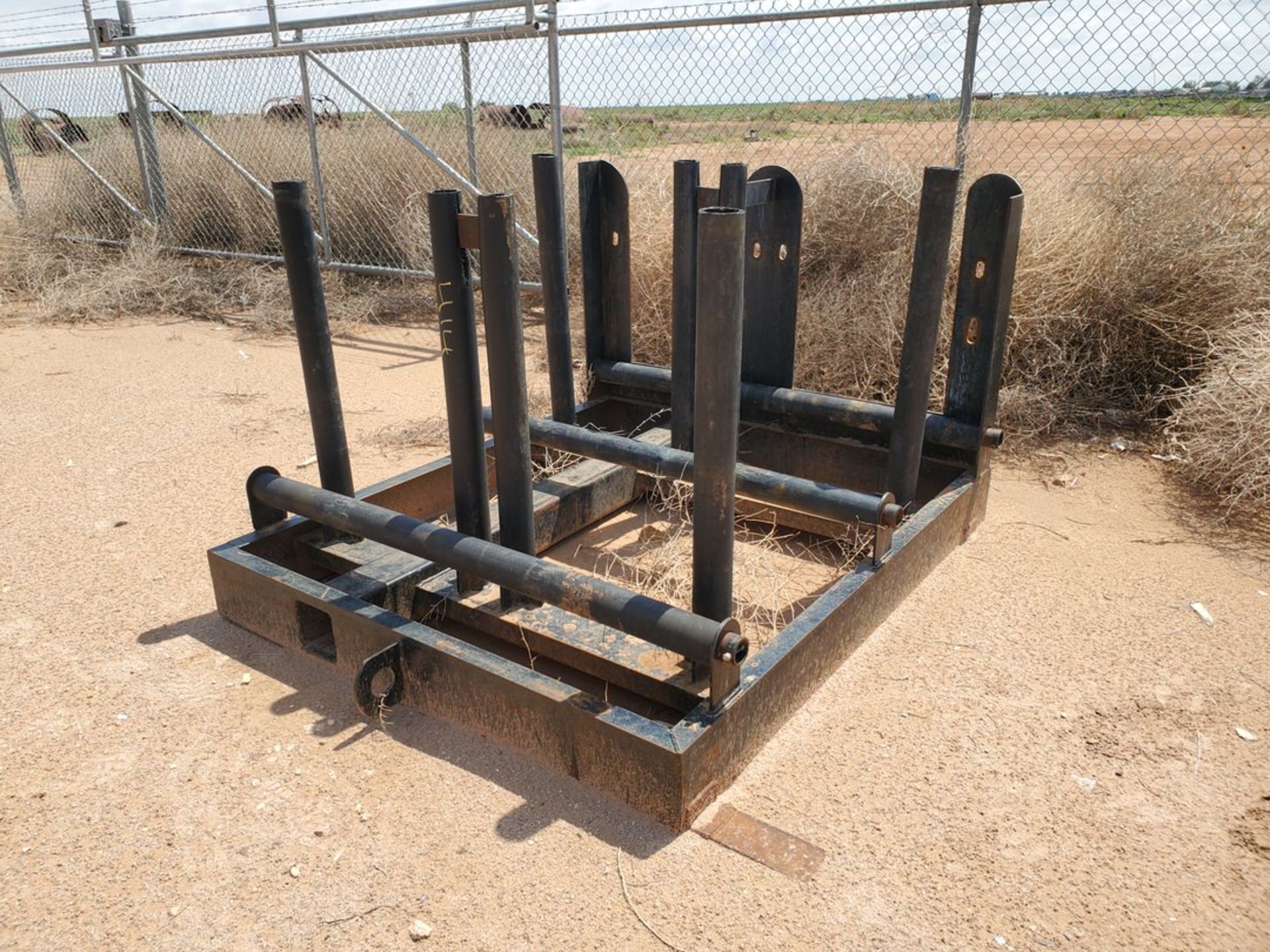 Crane Spreader Bars Skid: 288"L x 76"W Overall Width: 87-3/8" - Image 9 of 9