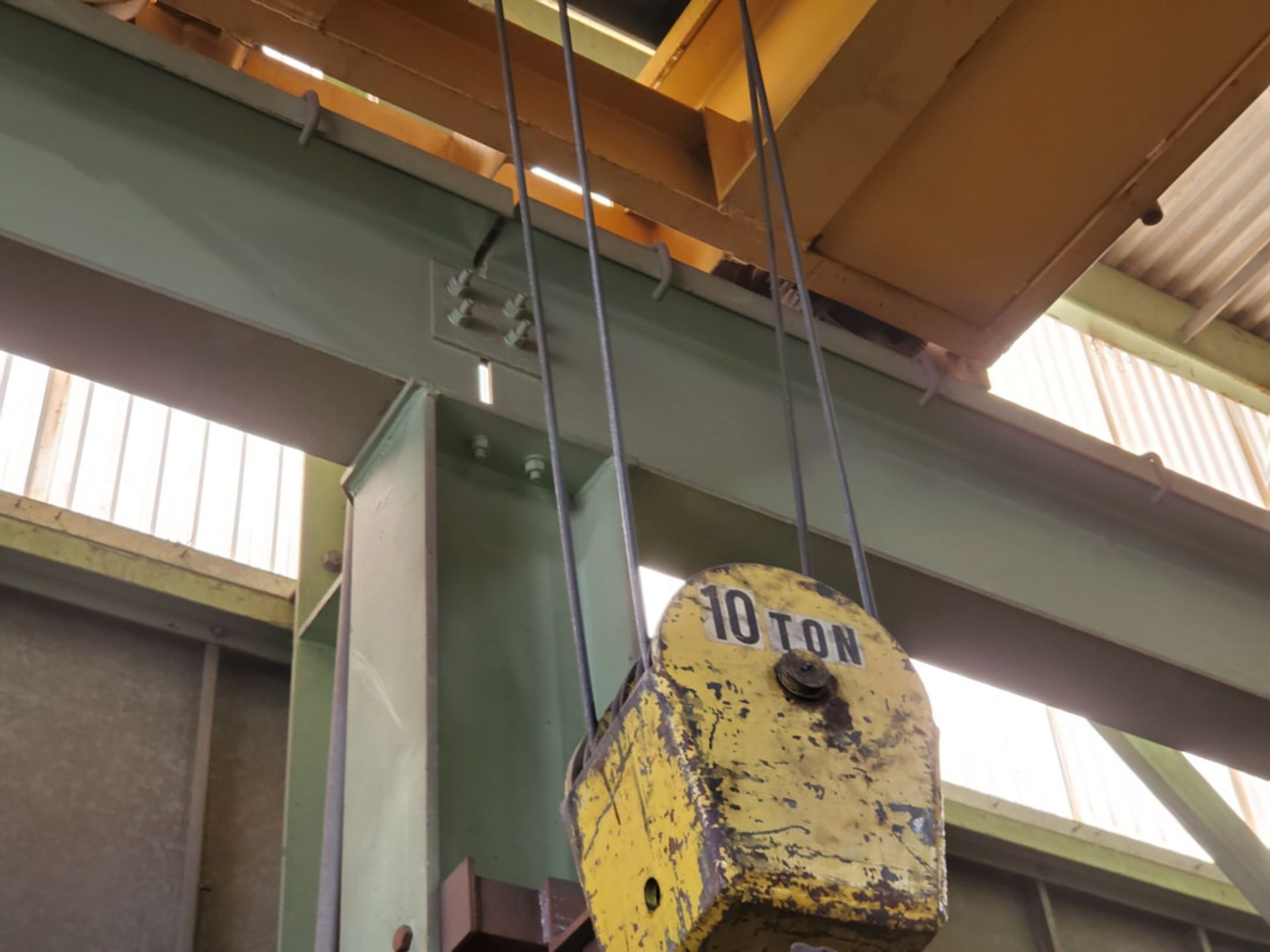 10 Ton Overhead Bridge Crane W/ Patriot Remote Controller; (Bridge: Approx. 24' - 25'L) W/ (1) - Image 5 of 15