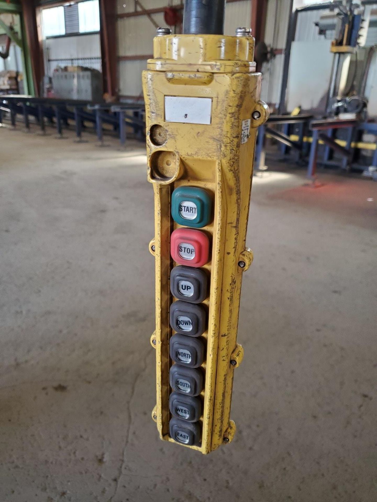 3 Ton Overhead Bridge Crane (Bridge & Hoist Only)W/ Shaw-Box Hoist & 8-Button Pendant (Bridge: - Image 8 of 8