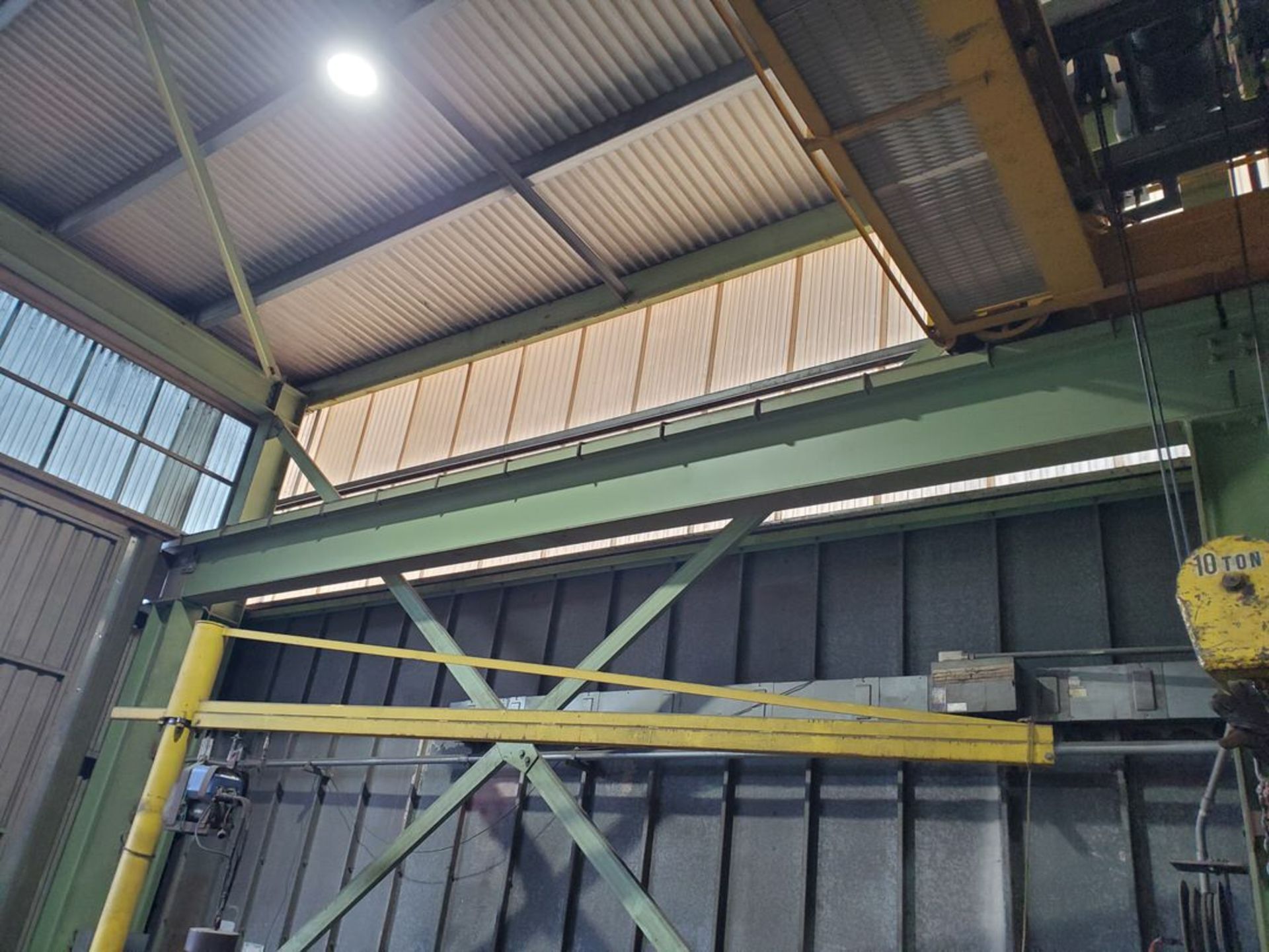 10 Ton Overhead Bridge Crane W/ Patriot Remote Controller; (Bridge: Approx. 24' - 25'L) W/ (1) - Image 11 of 15