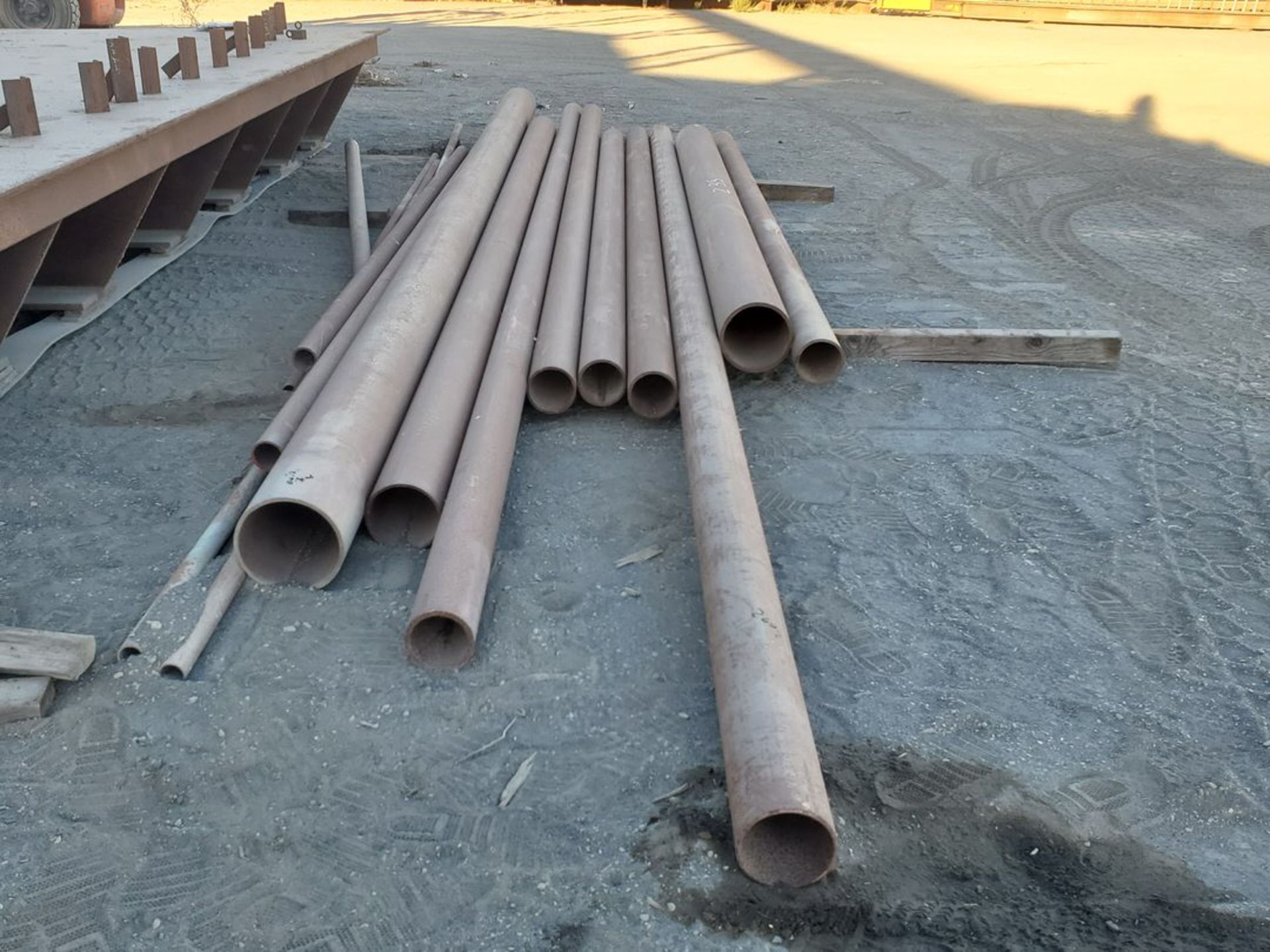 Assorted S/S Raw Matl. To Include But Not Limited To: Rebar, Pipe, Flat Bar, Angle, Sq. Tubing, Up