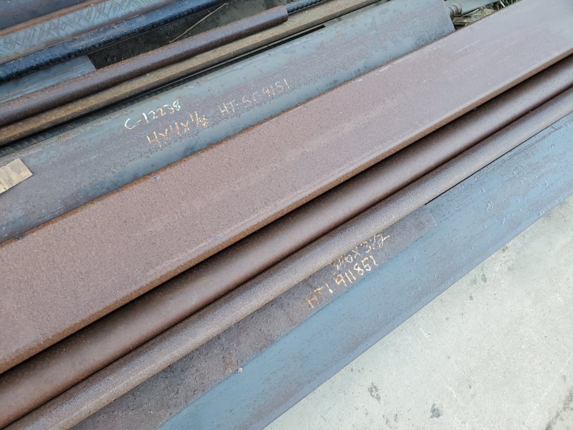 Assorted S/S Raw Matl. To Include But Not Limited To: Rebar, Pipe, Flat Bar, Angle, Sq. Tubing, Up - Image 11 of 14
