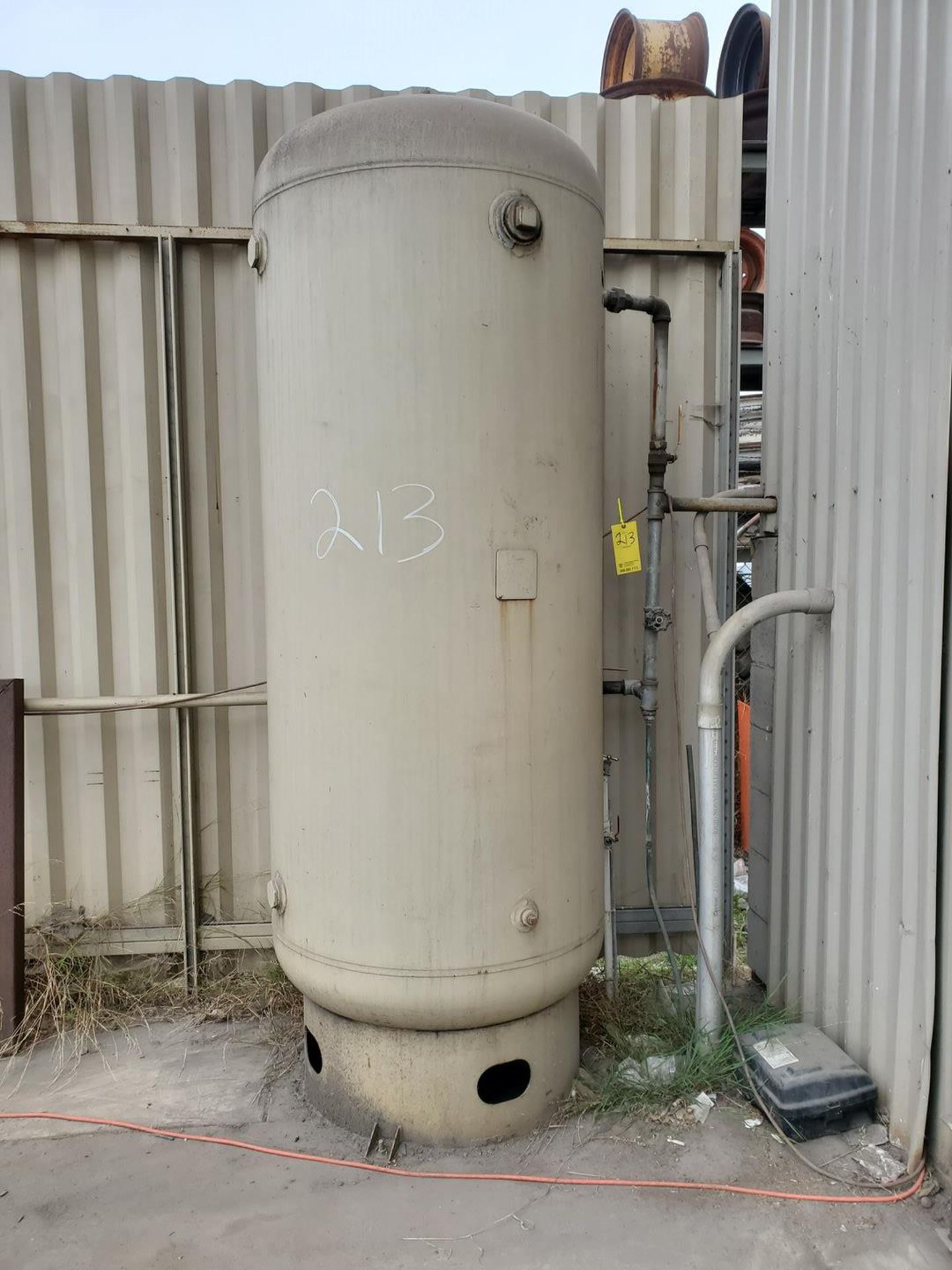 2008 Manchester Tank Receiver Tank MAWP: 165psi@650F, MDMT: -20F@165psi, 400gal