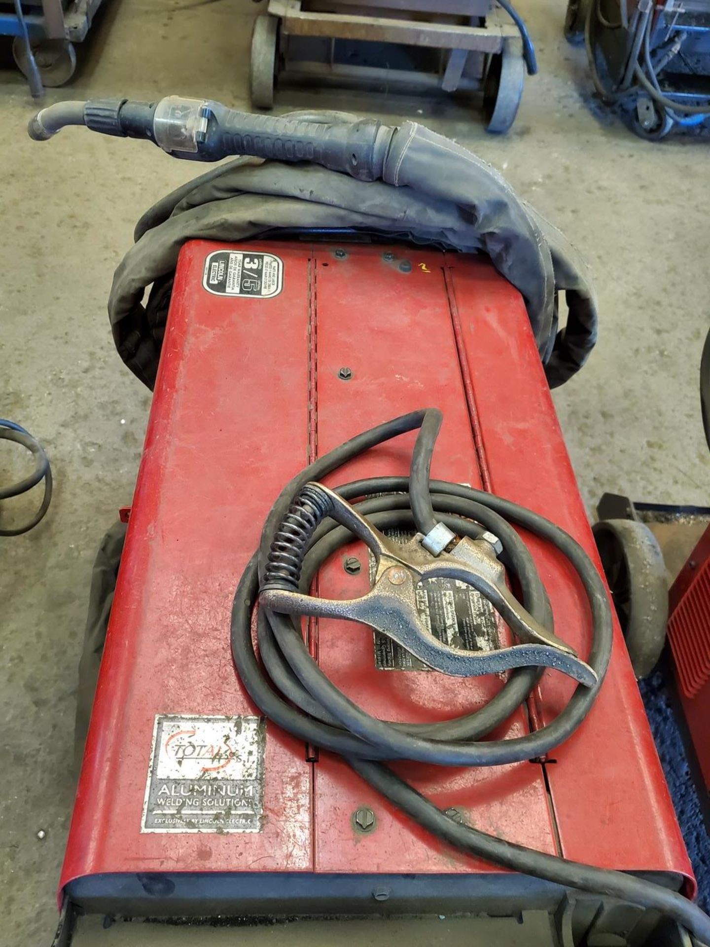 LE Power Mig 350 Mig Welder 208-575V, 1PH, 60HZ, 350A; W/ Gun - Image 5 of 7