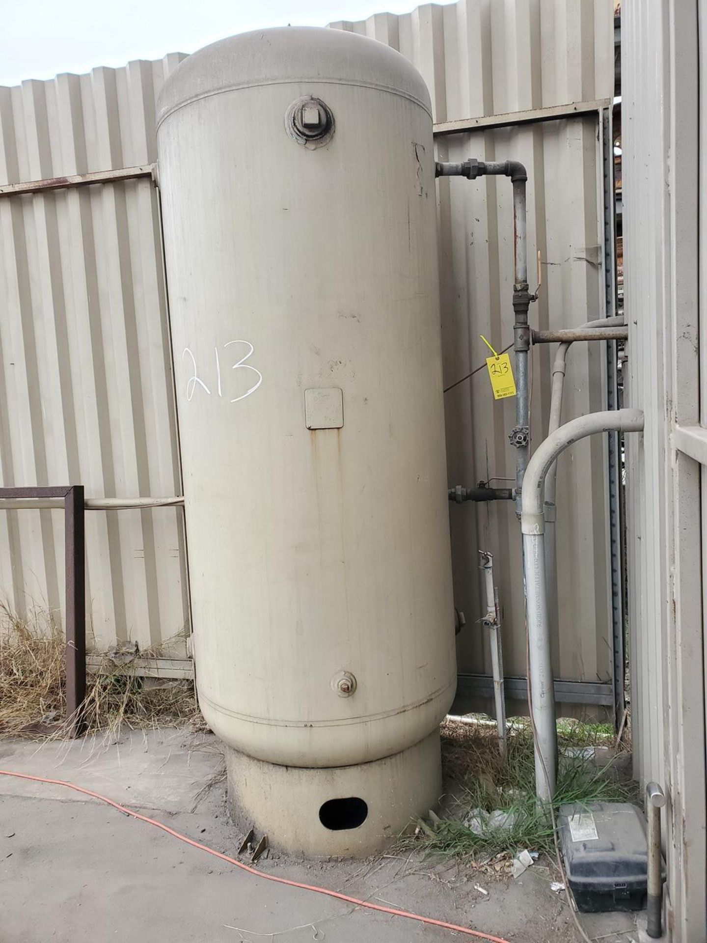 2008 Manchester Tank Receiver Tank MAWP: 165psi@650F, MDMT: -20F@165psi, 400gal - Image 3 of 4
