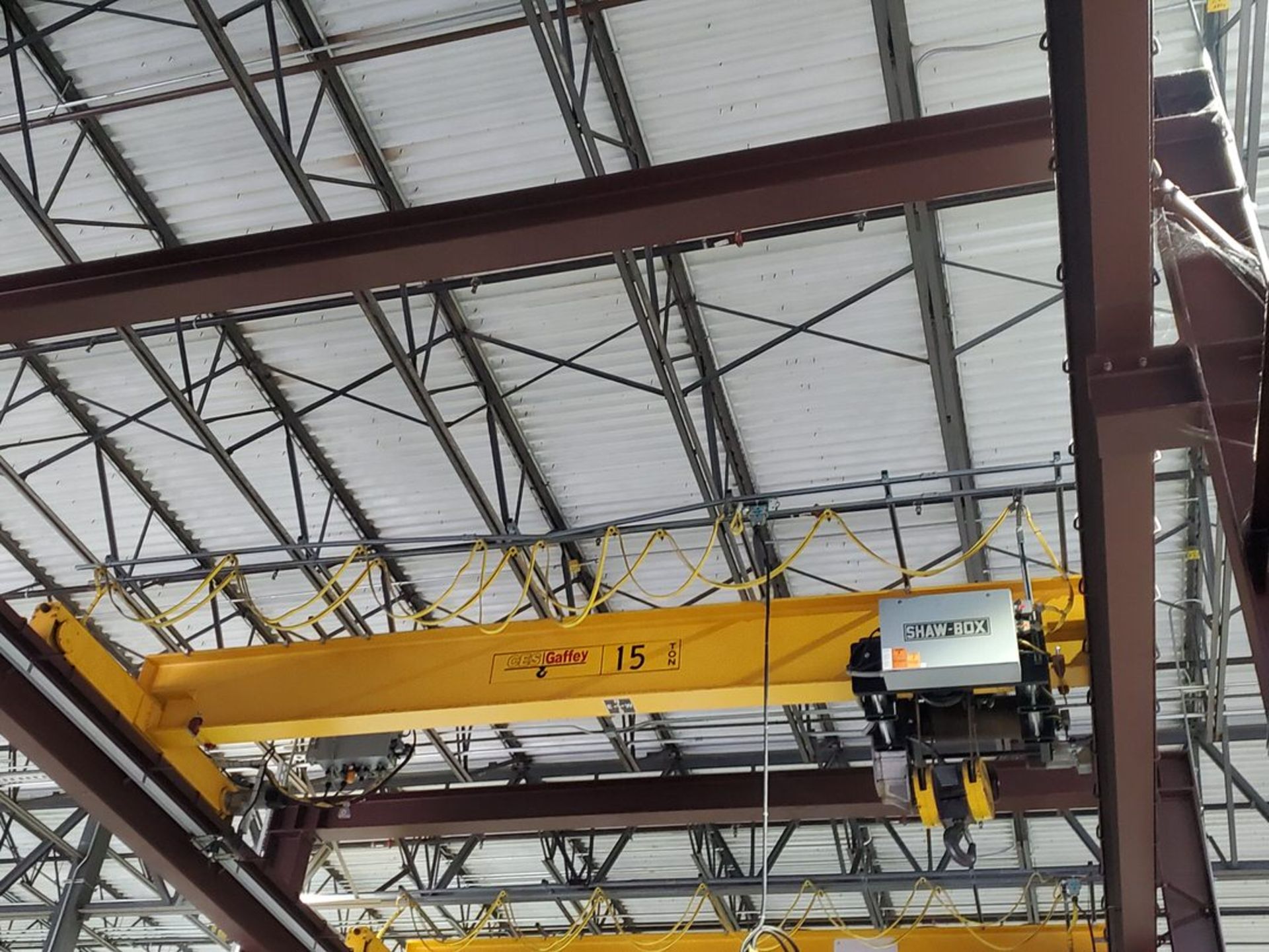 Gaffey 15 Ton Overhead Bridge Crane