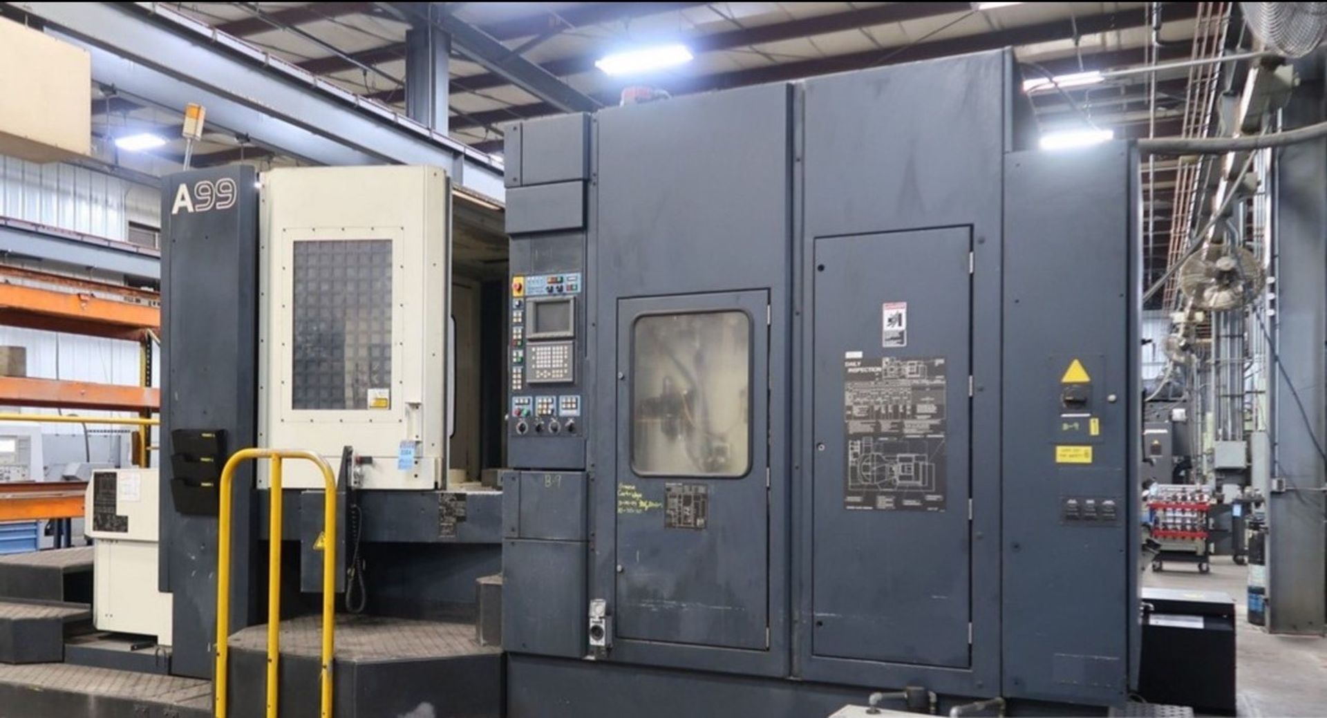 Makino A99 CNC Horizontal Machining Center w/ (2) Tombstones: Electro-Permanent Magnetic Chucks... - Image 8 of 27